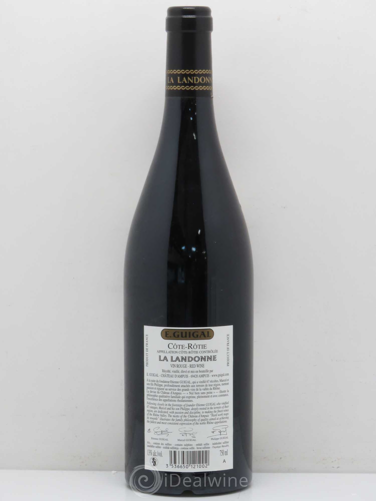Côte-Rôtie La Landonne Guigal 2008 - Lot de 1 bouteille - 1