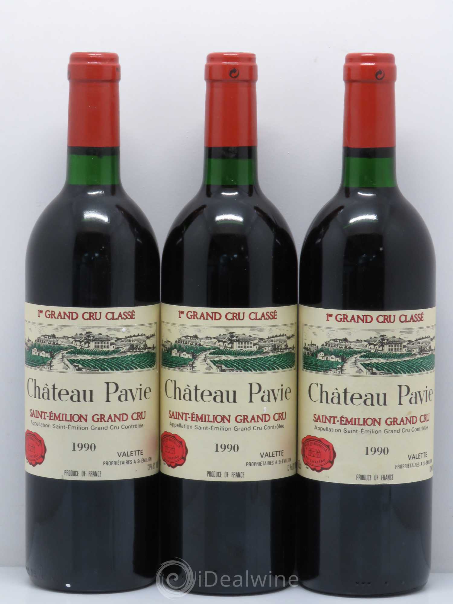 Château Pavie 1er Grand Cru Classé A 1990 - Lot de 6 bouteilles - 1