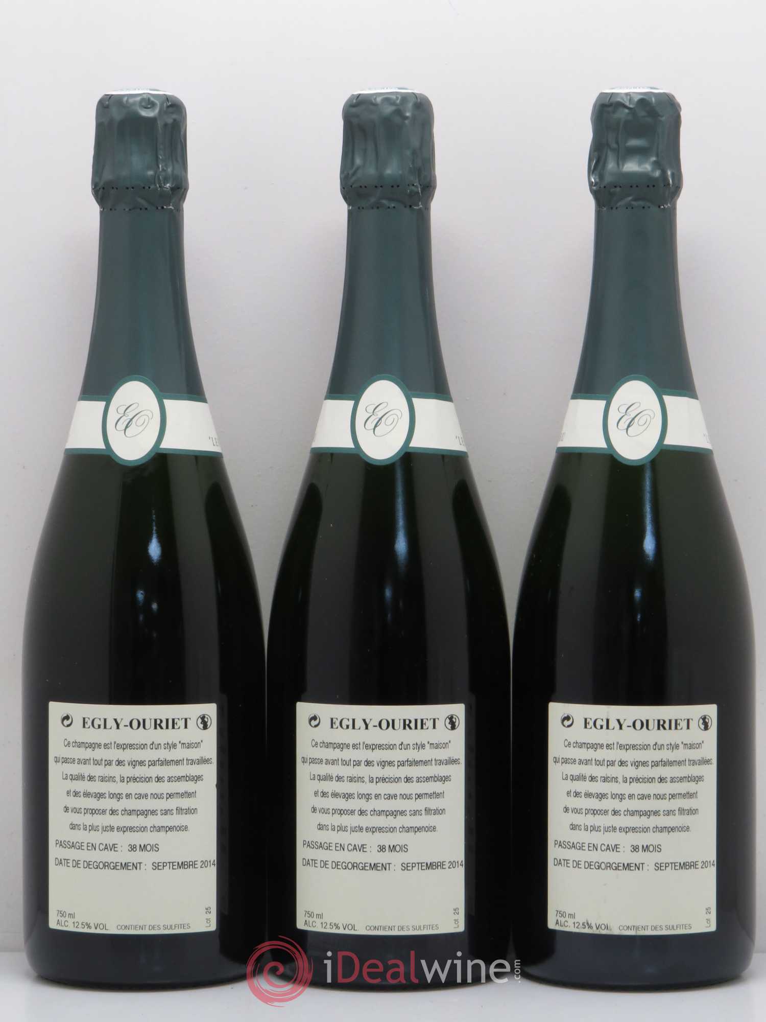 Champagne Egly Ouriet Les vignes de Vrigny - Posten von 3 Flaschen - 1