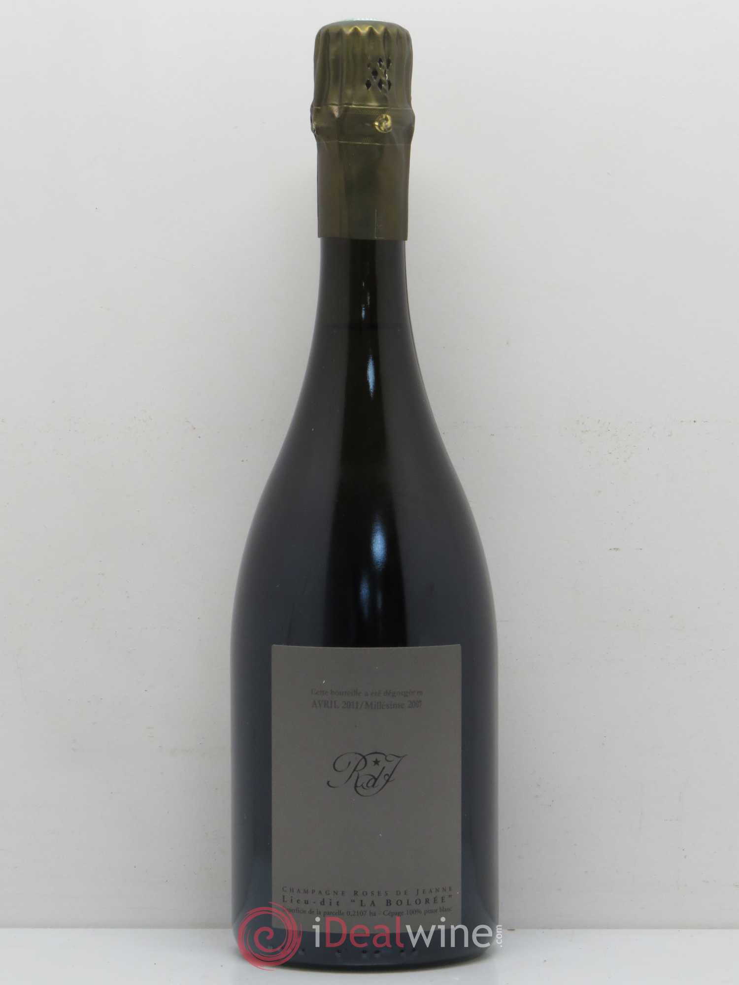 Roses de Jeanne La Bolorée Cédric Bouchard 2007 - Lot de 1 bouteille - 1