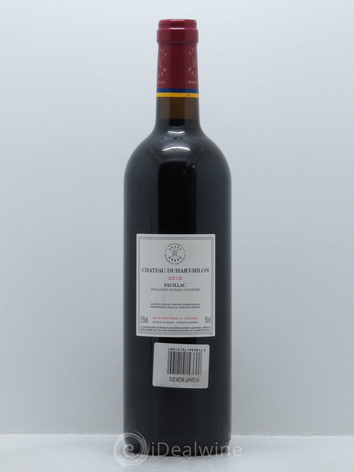 Château Duhart-Milon 4ème Grand Cru Classé 2012 - Lot de 1 bouteille - 1