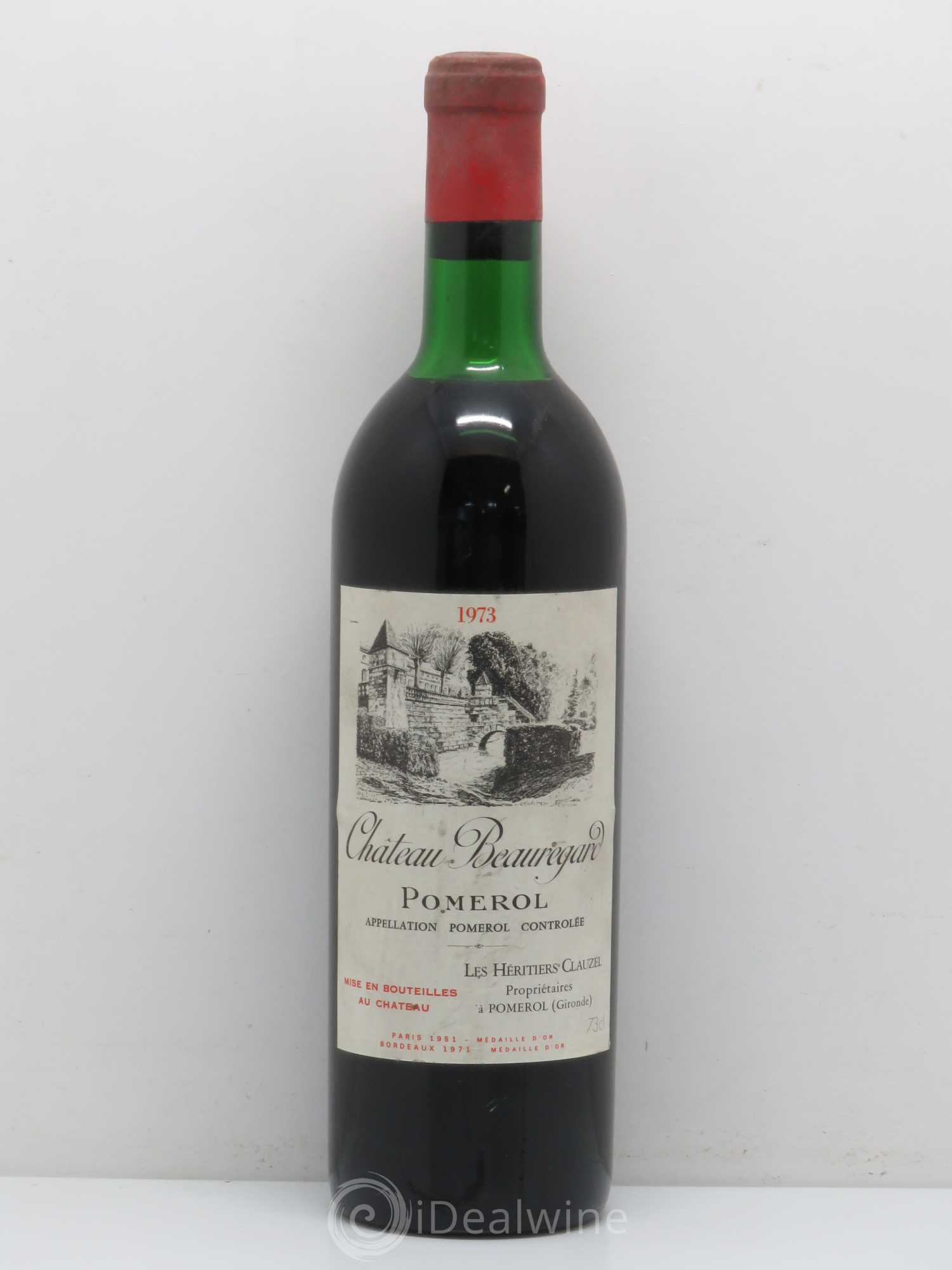 Château Beauregard 1973 - Lot de 1 bouteille - 0
