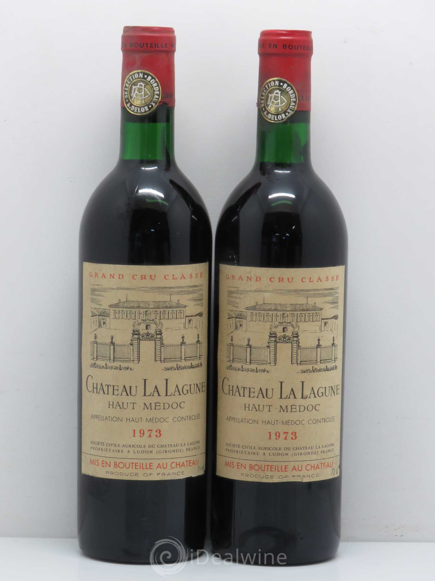 Château la Lagune 3ème Grand Cru Classé 1973 - Lot de 2 bouteilles - 0