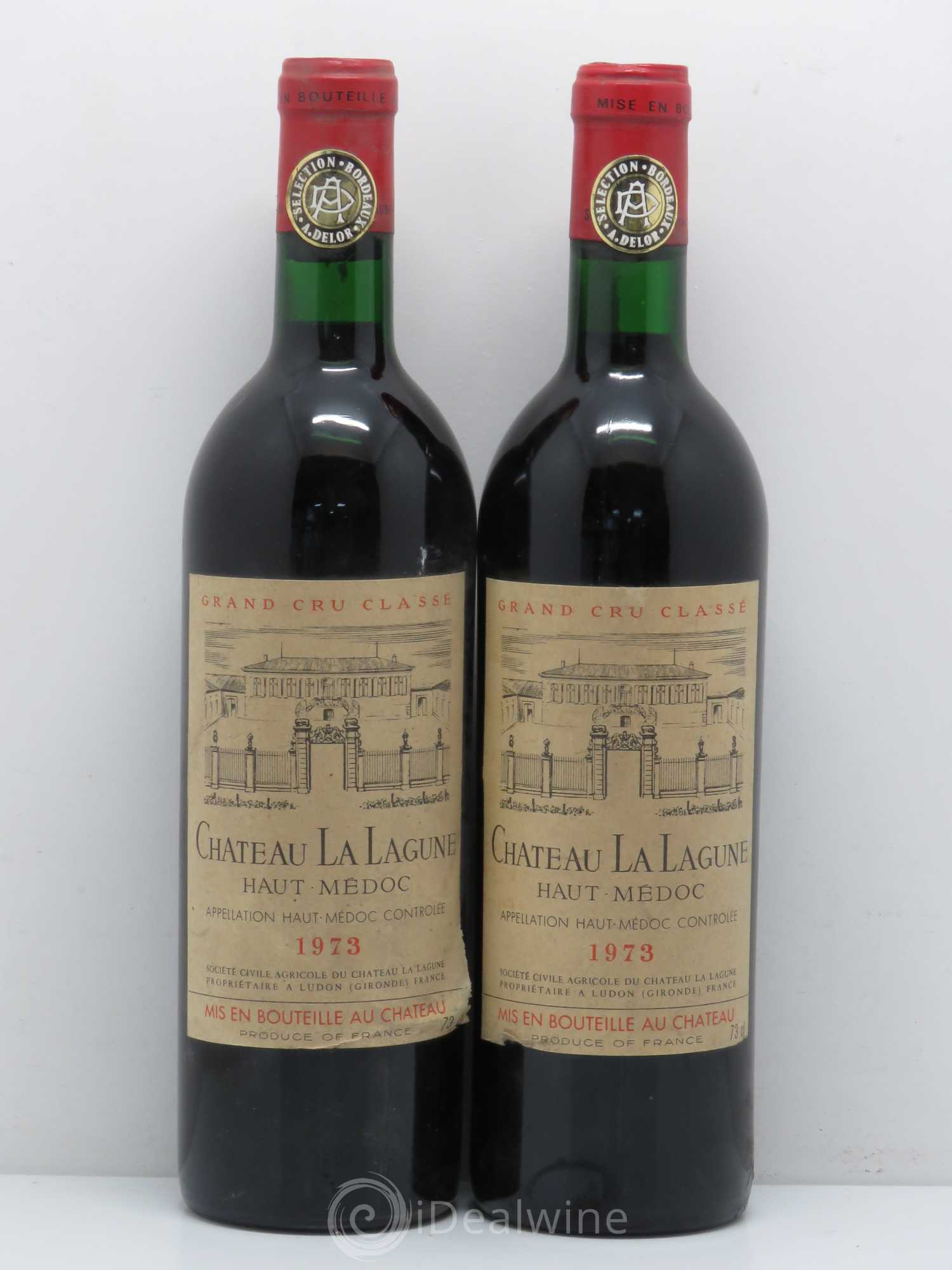 Château la Lagune 3ème Grand Cru Classé 1973 - Lot de 2 bouteilles - 0