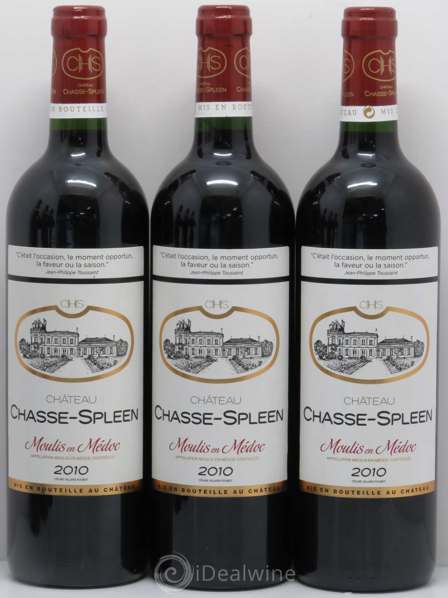 Château Chasse Spleen 2010 - Lot de 6 bouteilles - 1