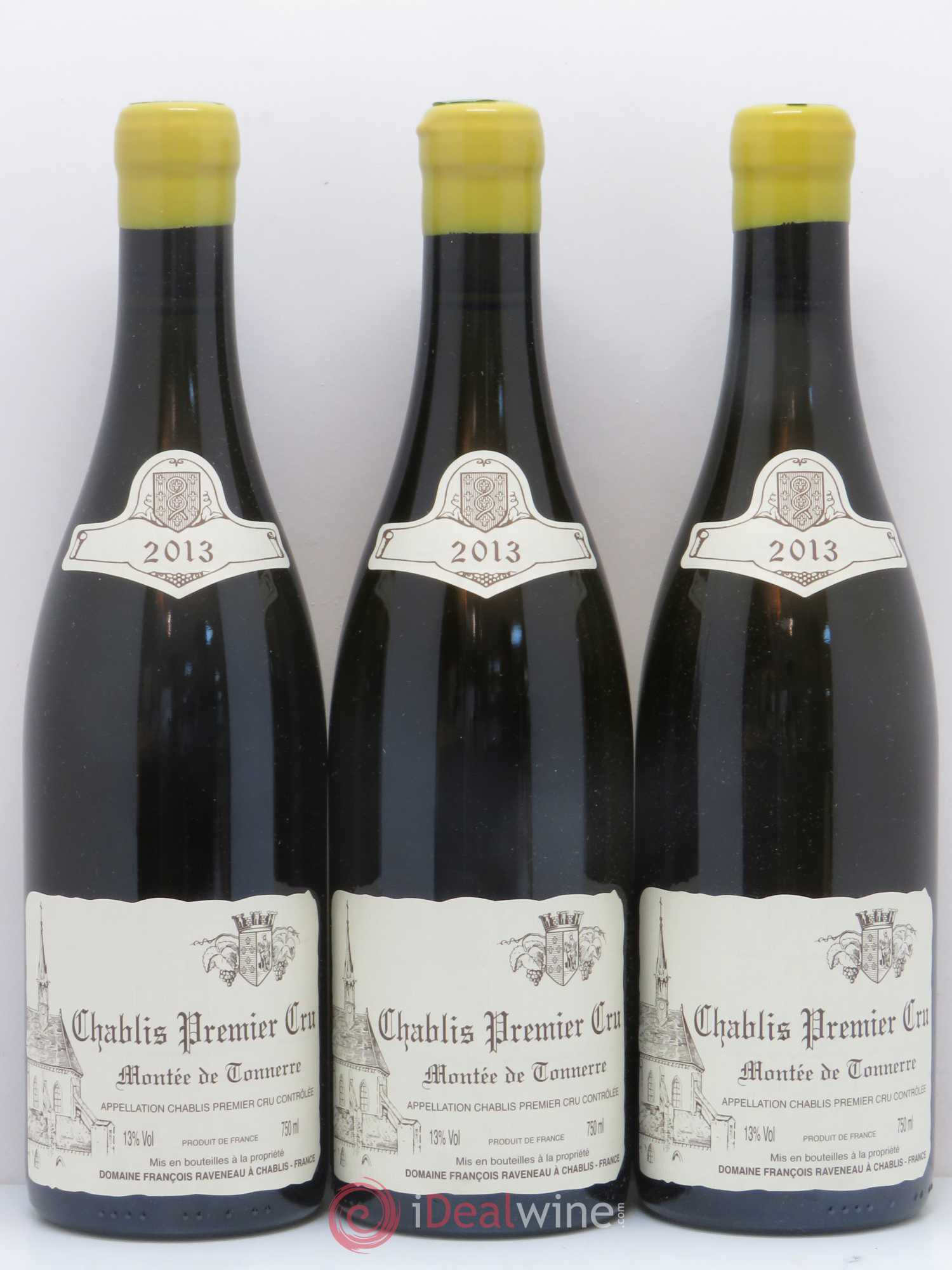 Chablis 1er Cru Montée de Tonnerre Raveneau (Domaine) 2013 - Lot de 3 bouteilles - 0