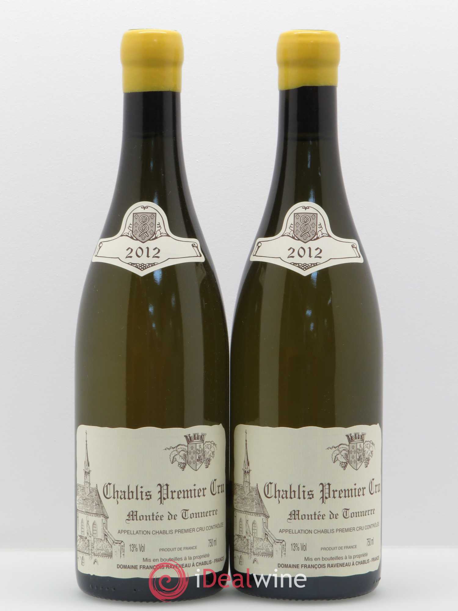 Chablis 1er Cru Montée de Tonnerre Raveneau (Domaine) 2012 - Lot de 2 bouteilles - 0
