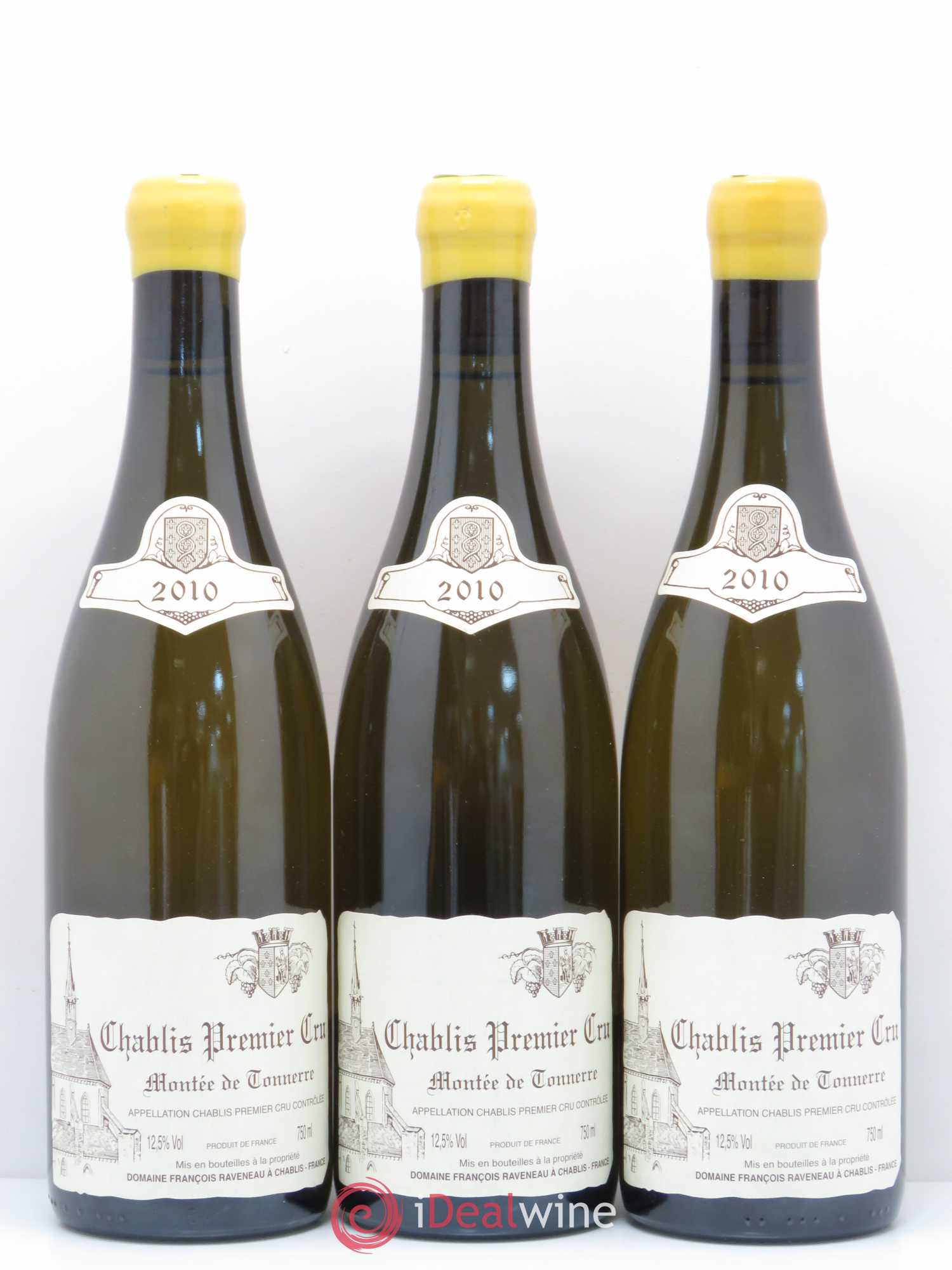 Chablis 1er Cru Montée de Tonnerre Raveneau (Domaine) 2010 - Lot de 3 bouteilles - 0