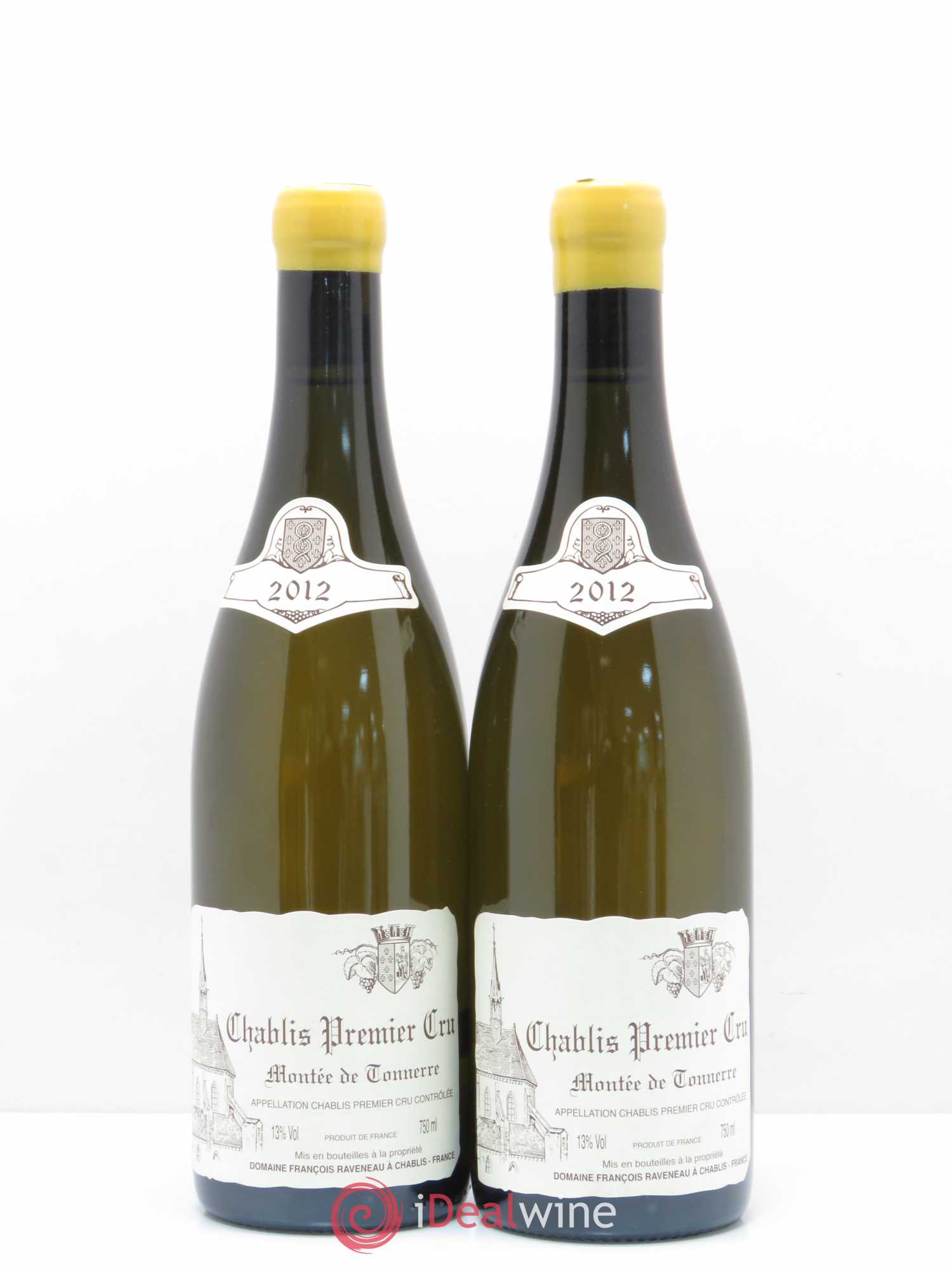 Chablis 1er Cru Montée de Tonnerre Raveneau (Domaine) 2012 - Lot de 2 bouteilles - 0