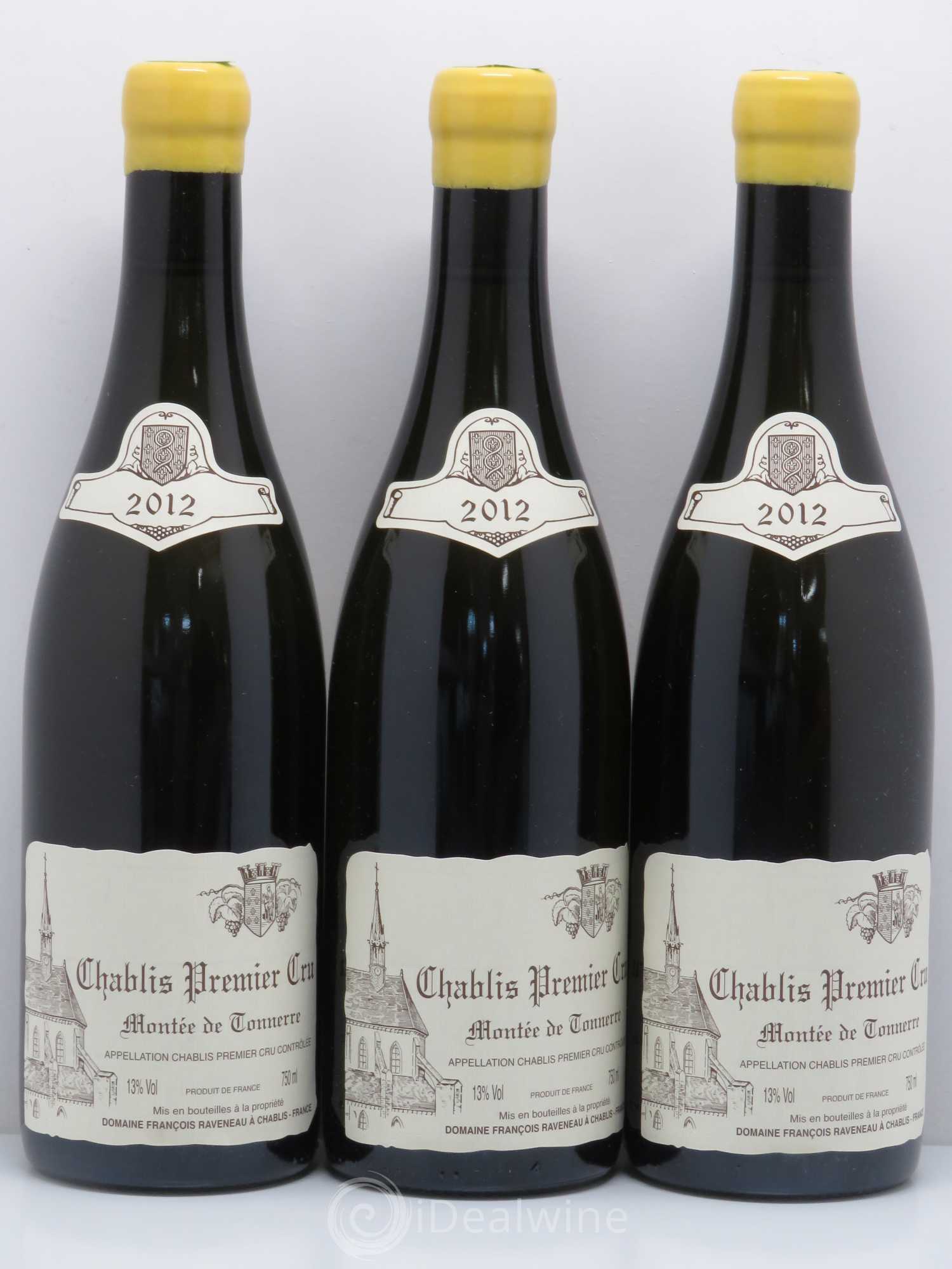 Chablis 1er Cru Montée de Tonnerre Raveneau (Domaine) 2012 - Lot de 3 bouteilles - 0