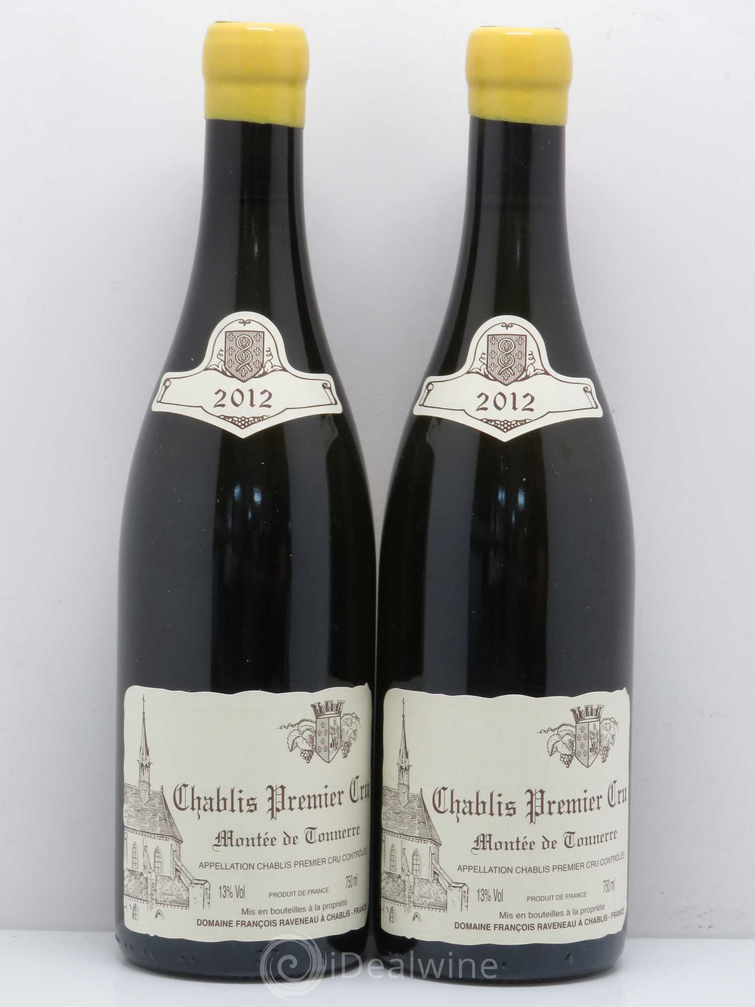 Chablis 1er Cru Montée de Tonnerre Raveneau (Domaine) 2012 - Lot de 2 bouteilles - 0
