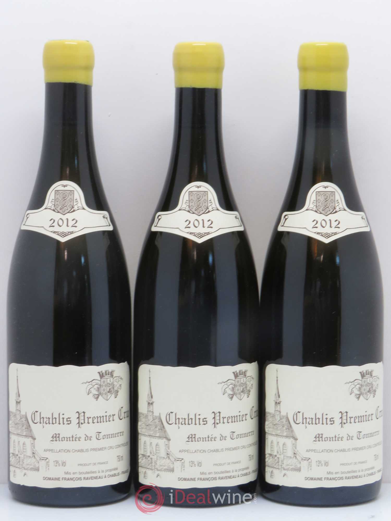Chablis 1er Cru Montée de Tonnerre Raveneau (Domaine) 2012 - Lot de 3 bouteilles - 0