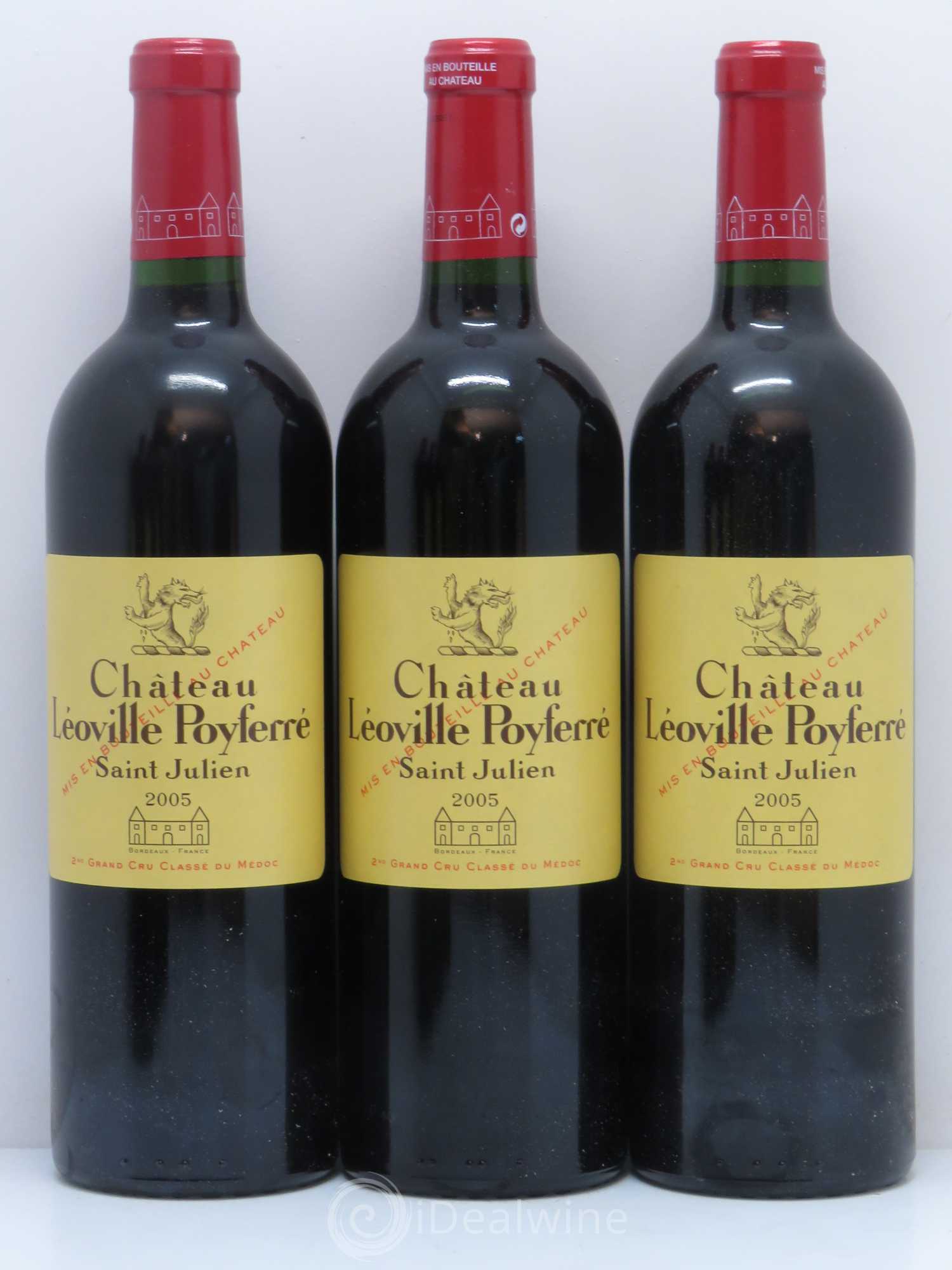 Château Léoville Poyferré 2ème Grand Cru Classé 2005 - Lot de 6 bouteilles - 1