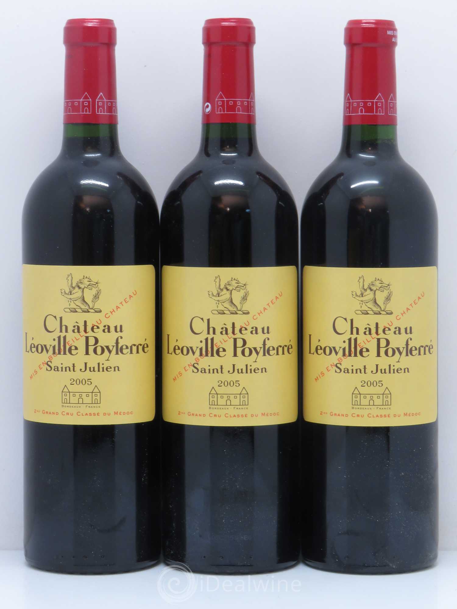 Château Léoville Poyferré 2ème Grand Cru Classé 2005 - Lot de 6 bouteilles - 2