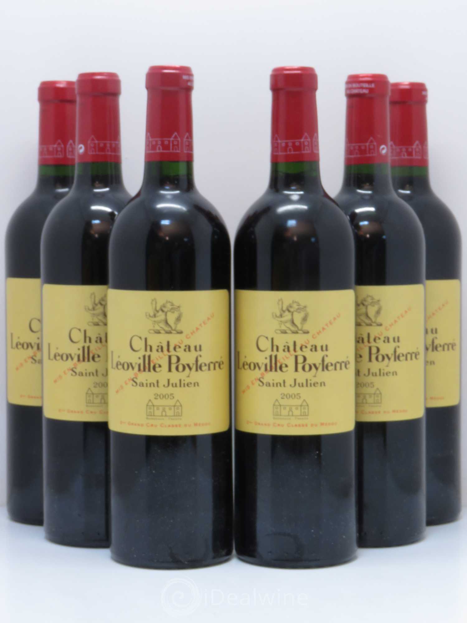 Château Léoville Poyferré 2ème Grand Cru Classé 2005 - Lot de 6 bouteilles - 0
