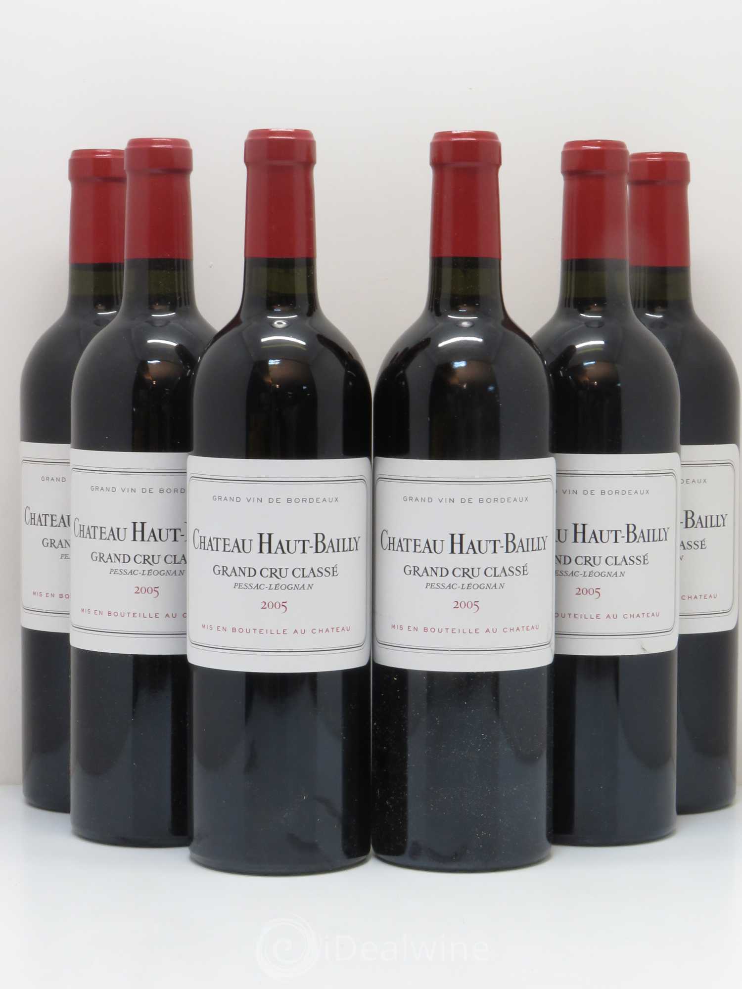 Château Haut-Bailly Cru Classé de Graves 2005 - Lot de 6 bouteilles - 0
