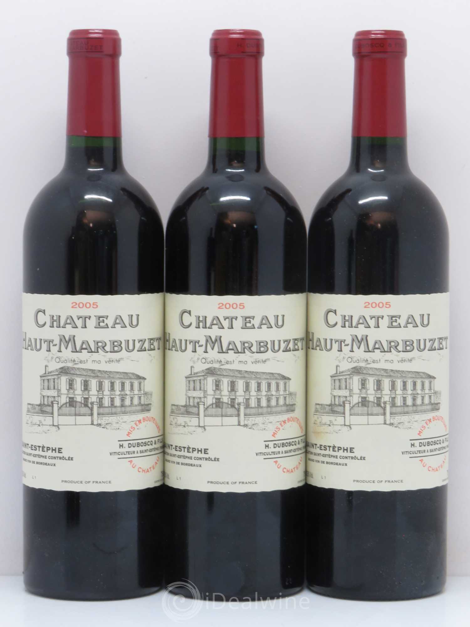 Château Haut Marbuzet 2005 - Lot de 6 bouteilles - 1