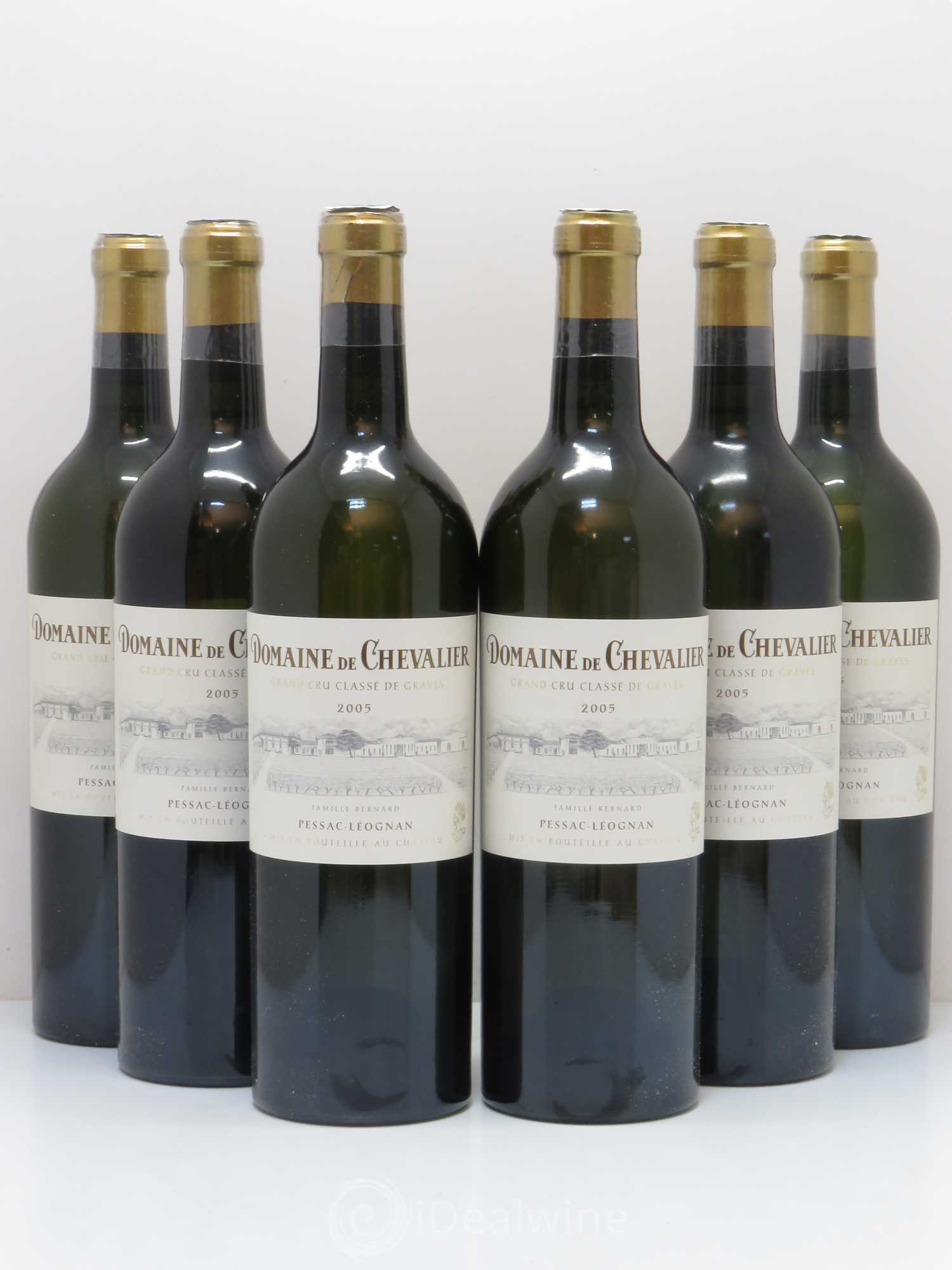 Domaine de Chevalier Cru Classé de Graves 2005 - Lot de 6 bouteilles - 0