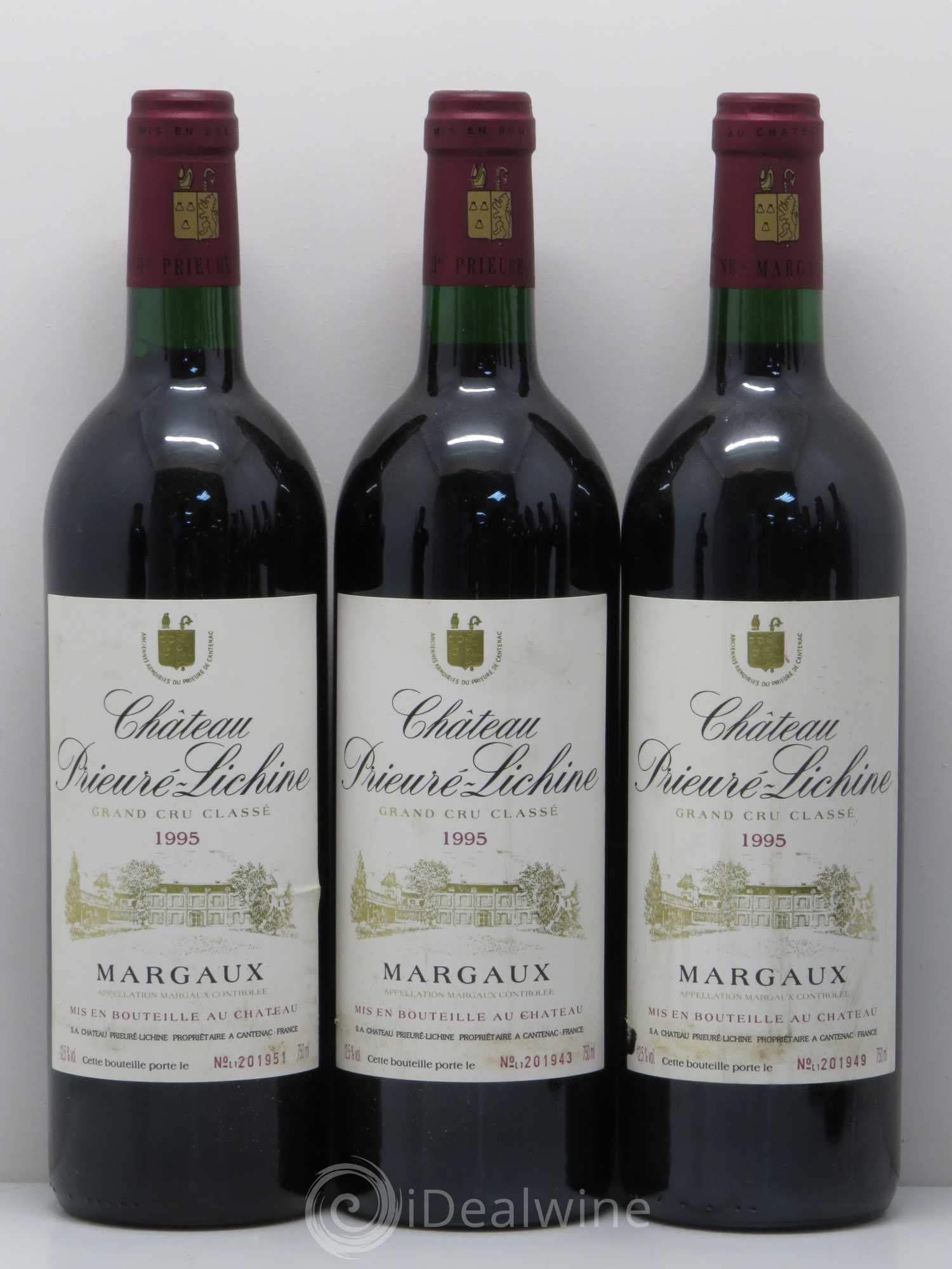 Château Prieuré Lichine 4ème Grand Cru Classé 1995 - Lot de 12 bouteilles - 2