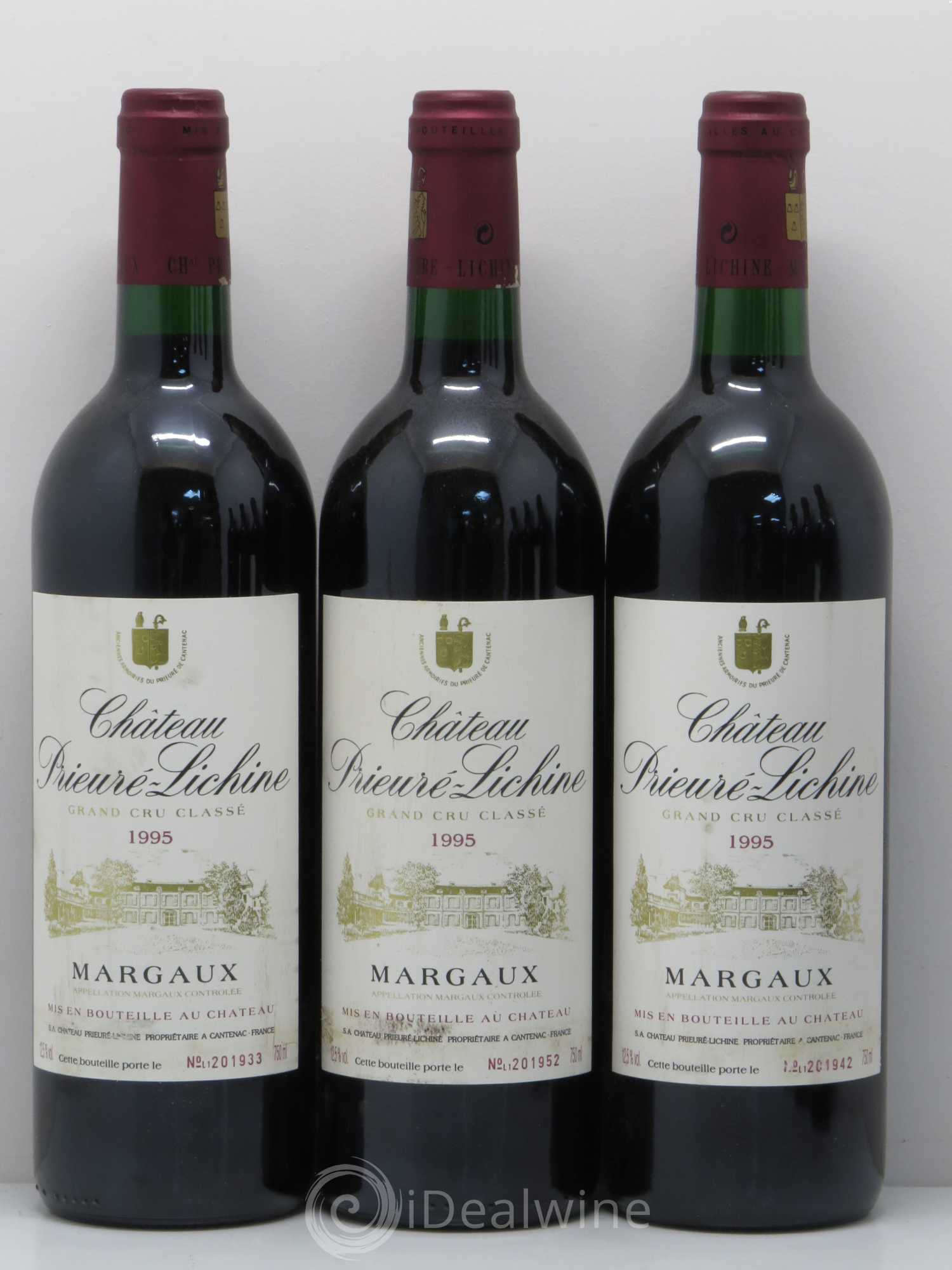 Château Prieuré Lichine 4ème Grand Cru Classé 1995 - Lot de 12 bouteilles - 3