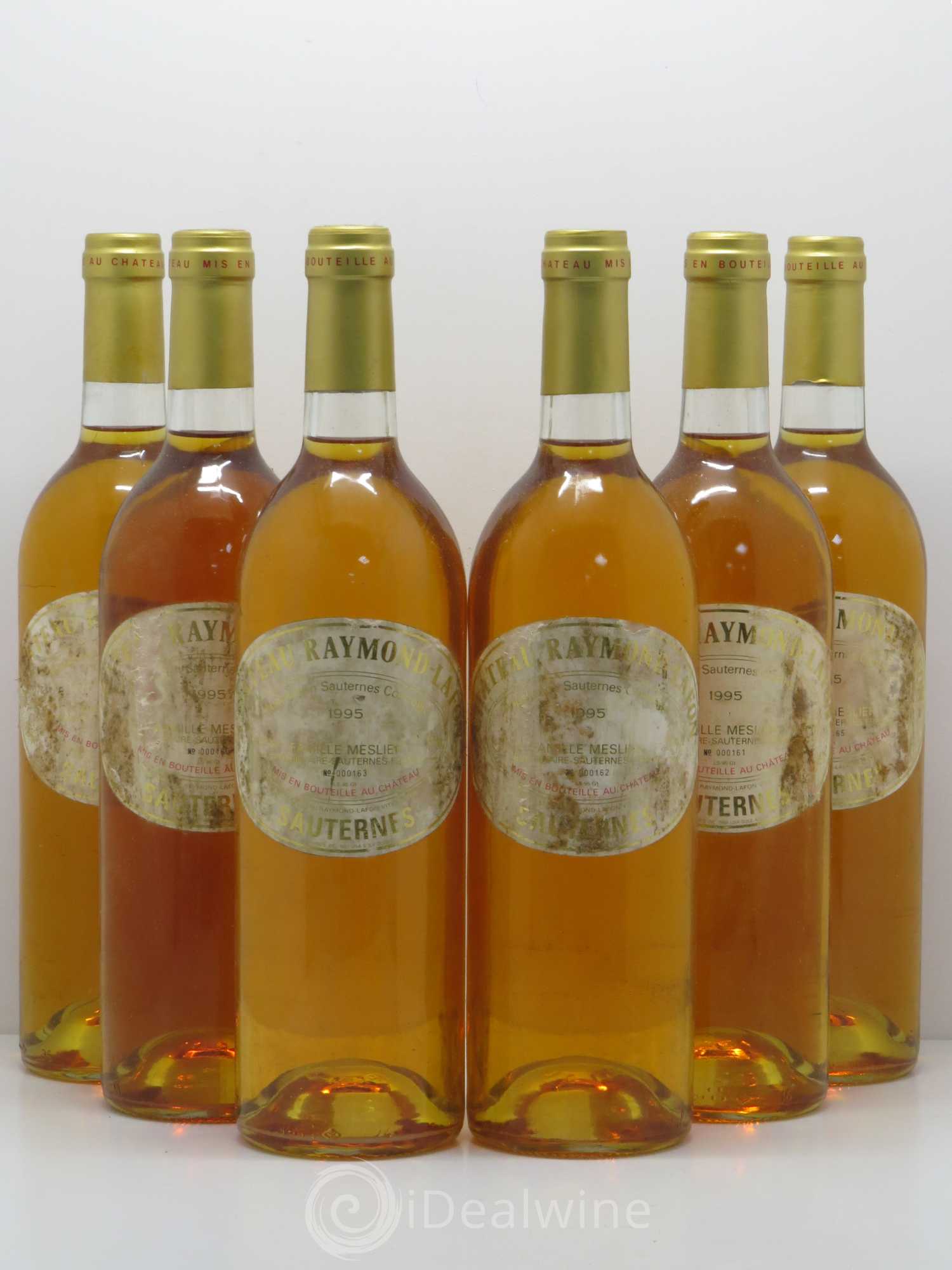 Château Raymond Lafon 1995 - Lotto di 6 bottiglie - 0