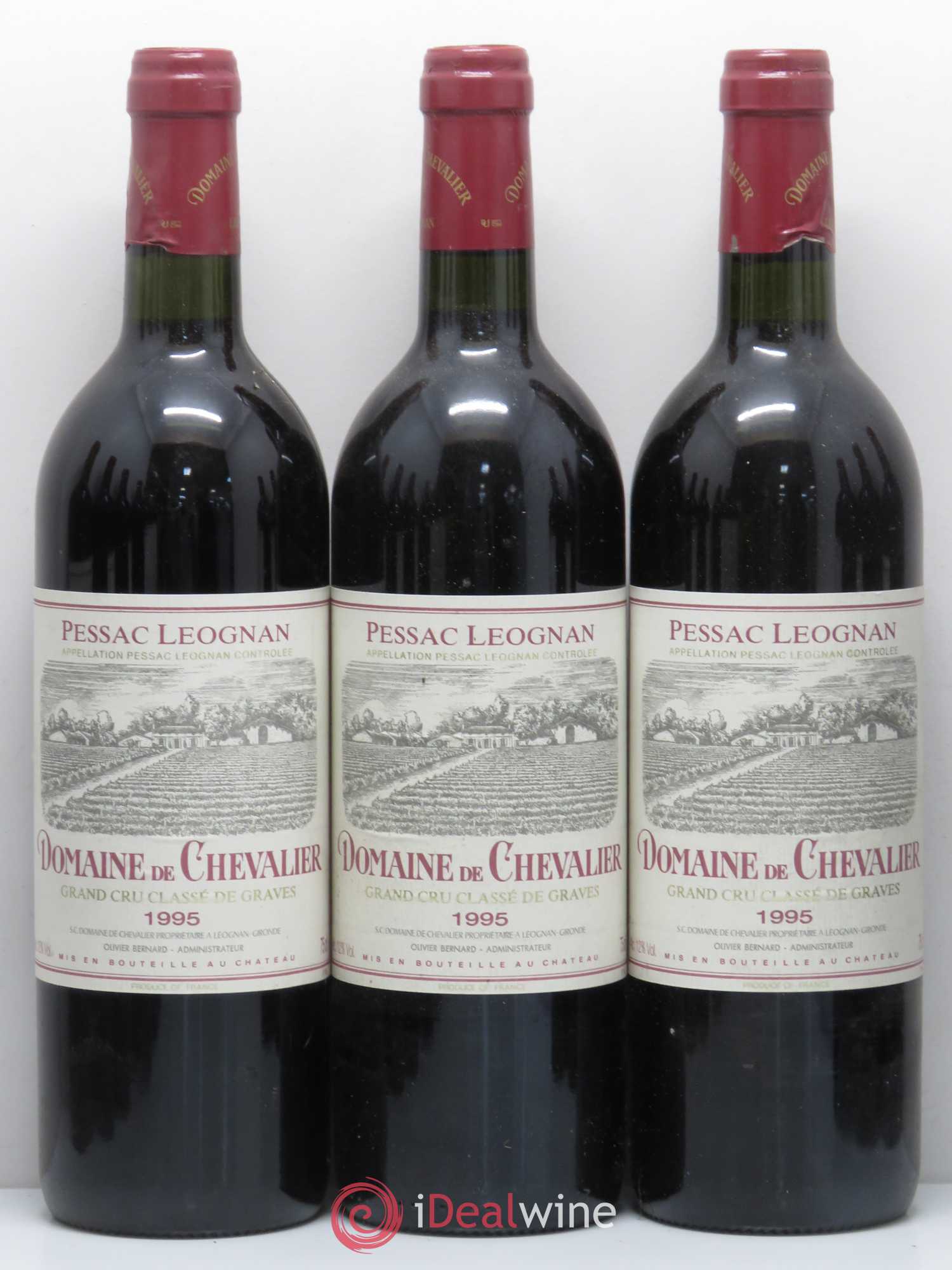 Domaine de Chevalier Cru Classé de Graves 1995 - Lot de 12 bouteilles - 1