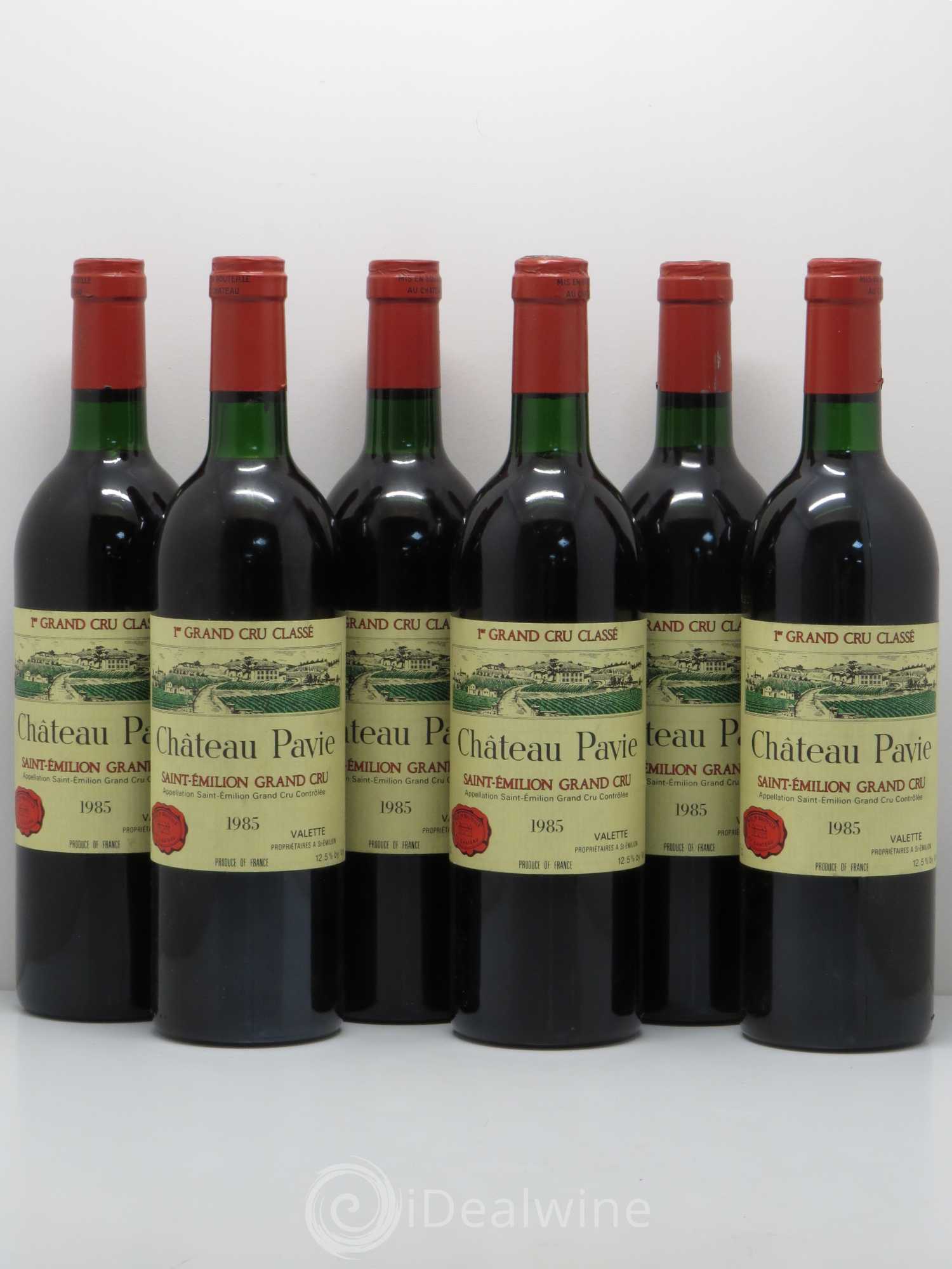 Château Pavie 1er Grand Cru Classé A 1985 - Lot de 6 bouteilles - 0