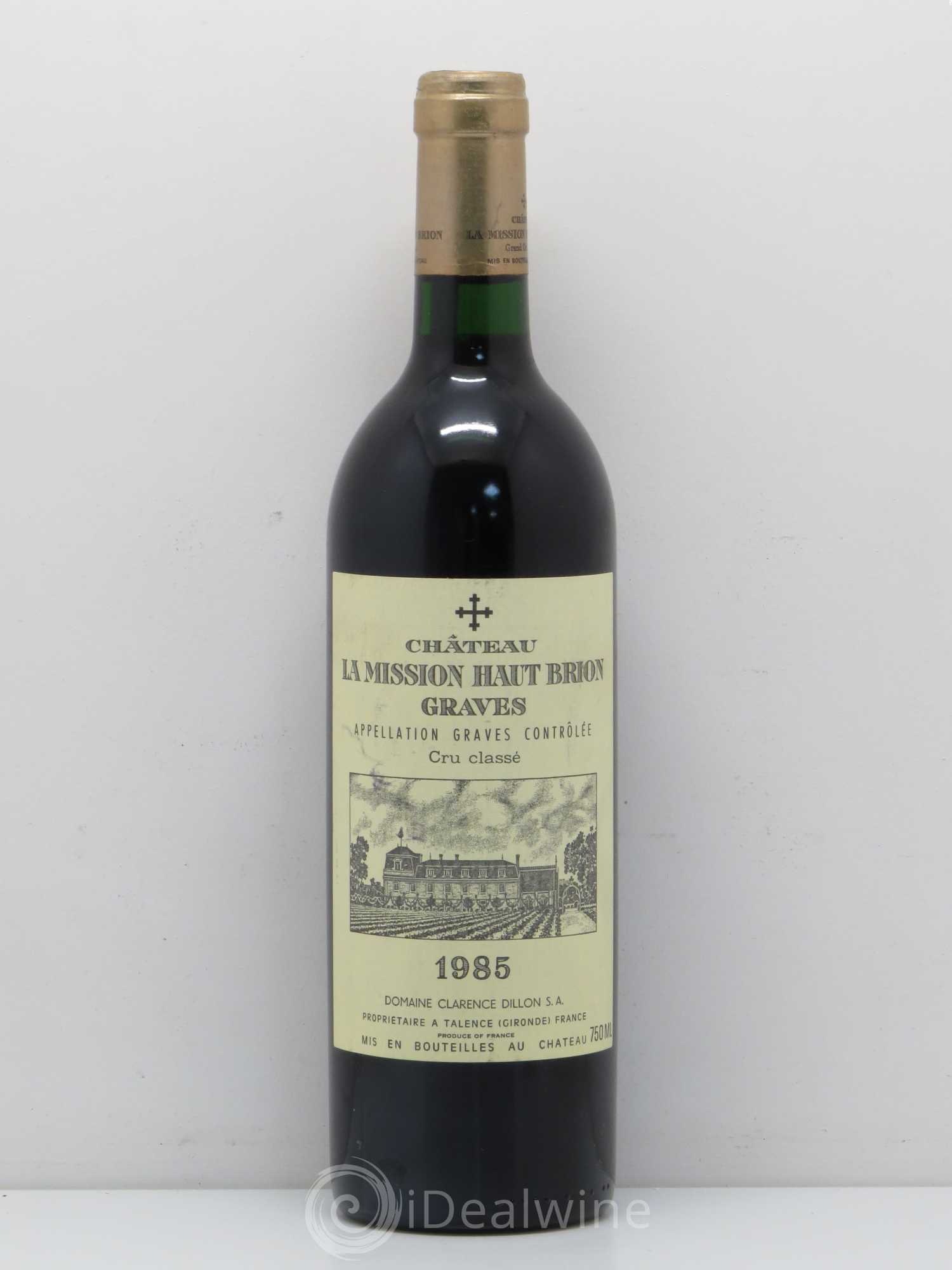 Château la Mission Haut-Brion Cru Classé de Graves 1985 - Lot de 1 bouteille - 0