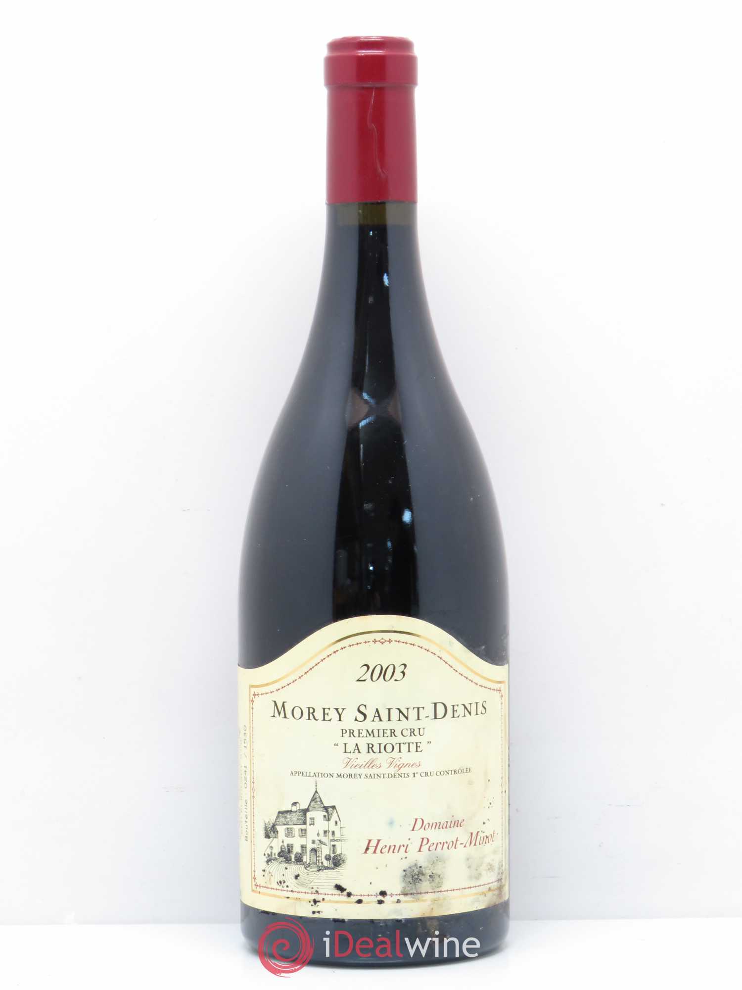 Morey-Saint-Denis 1er Cru La Riotte Vieilles Vignes Perrot-Minot vieilles vignes 2003 - Posten von 1 Flasche - 0