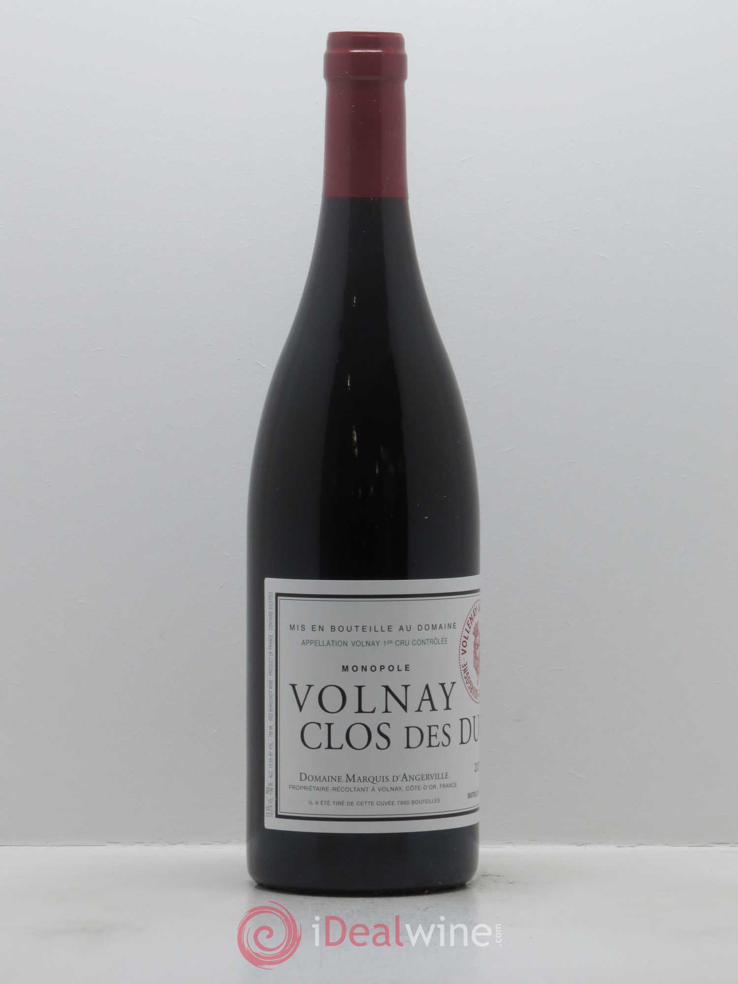 Volnay 1er Cru Clos des Ducs Marquis d'Angerville (Domaine) 2015 - Lot de 1 bouteille - 1