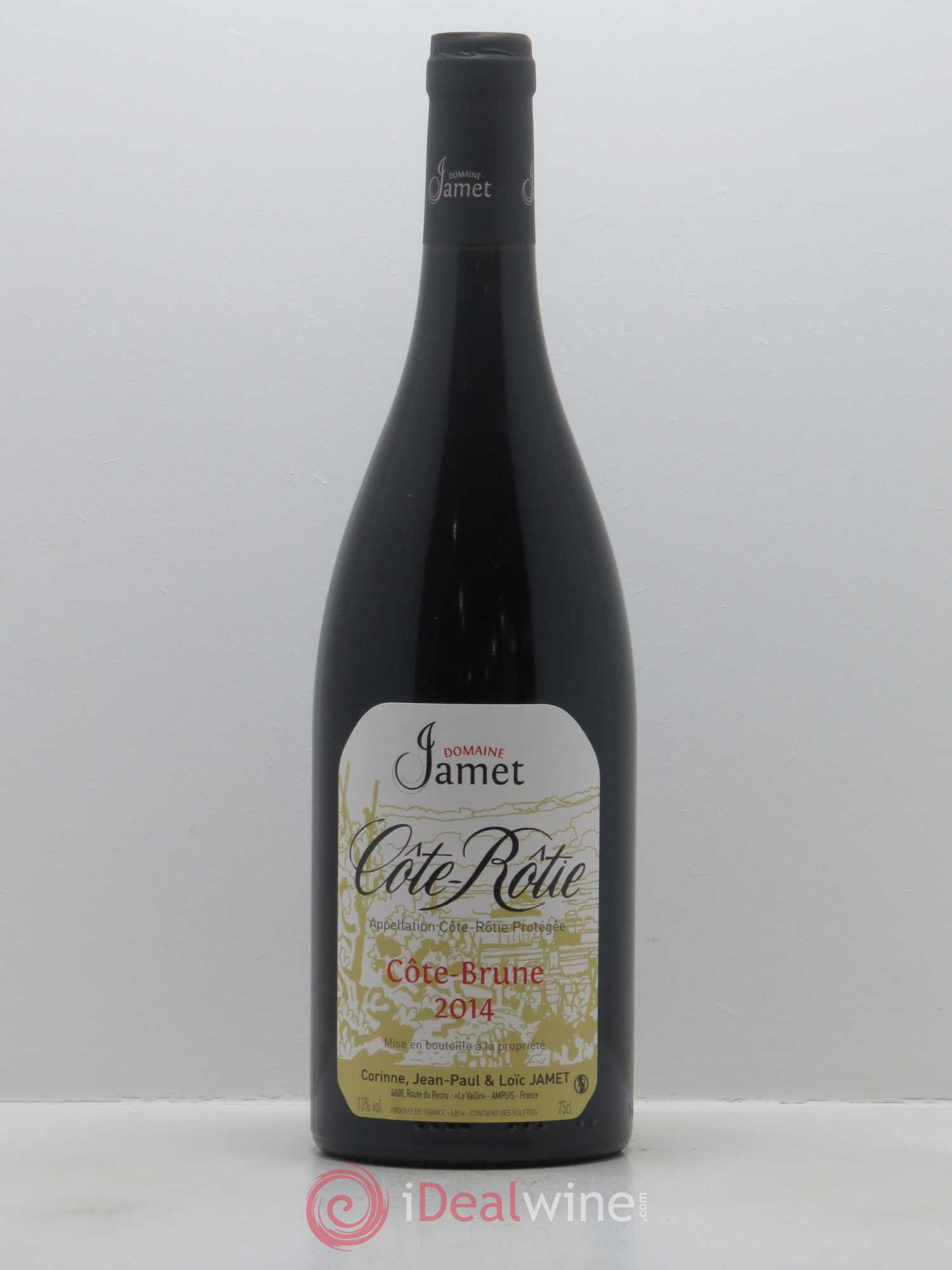 Côte-Rôtie Côte Brune Jamet (Domaine) 2014 - Lot de 1 bouteille - 0