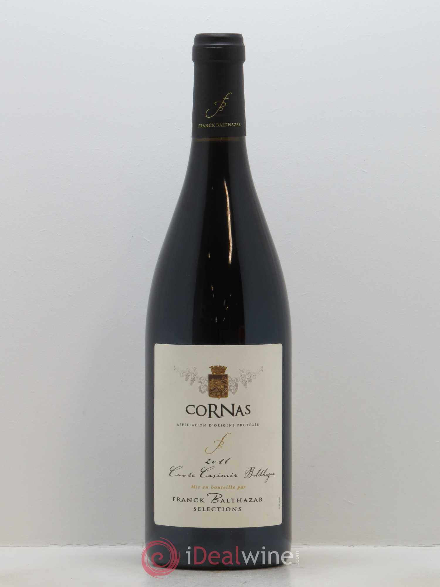 Cornas Cuvée Casimir Balthazar Franck Balthazar (Domaine) 2016 - Lot de 1 bouteille - 0