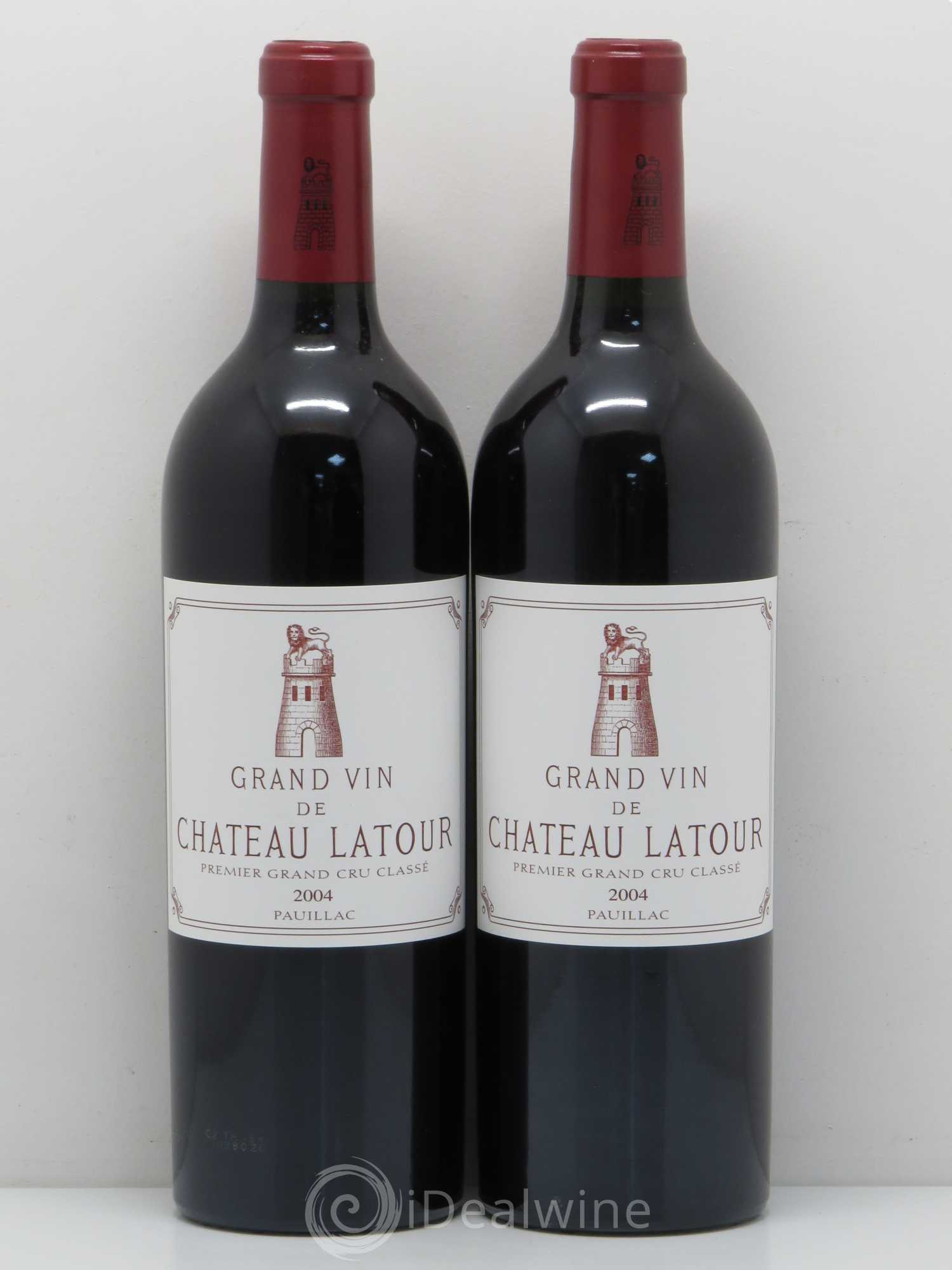 Château Latour 1er Grand Cru Classé 2004 - Lot de 2 bouteilles - 0
