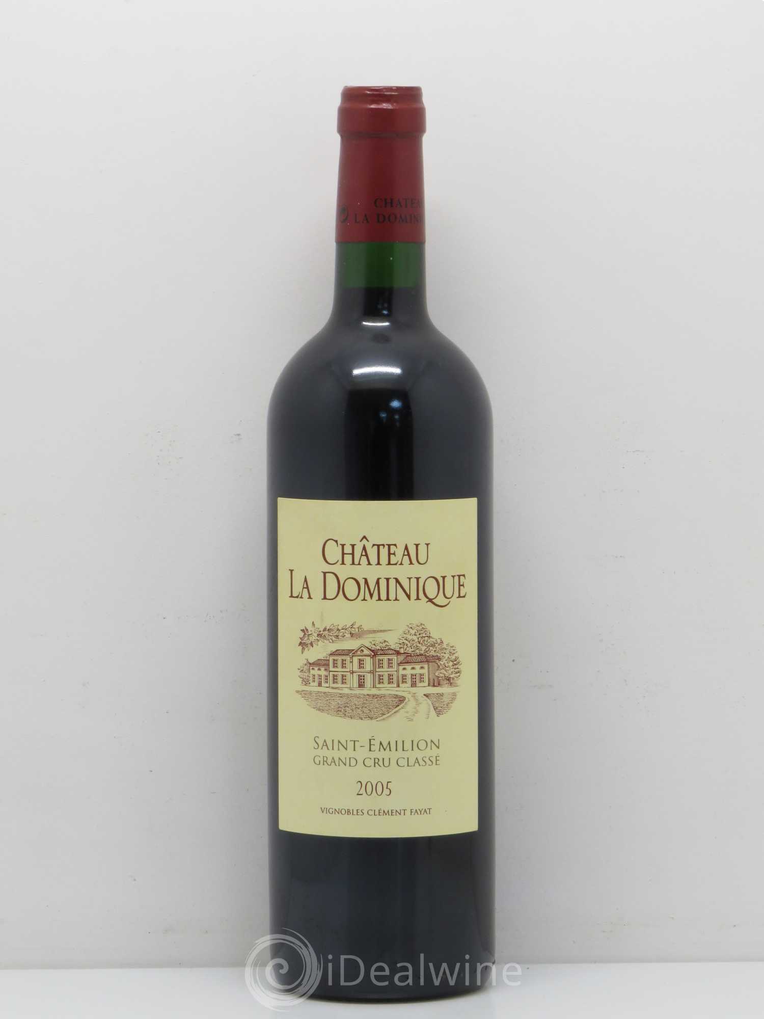 Château la Dominique Grand Cru Classé 2005 - Lot de 1 bouteille - 0