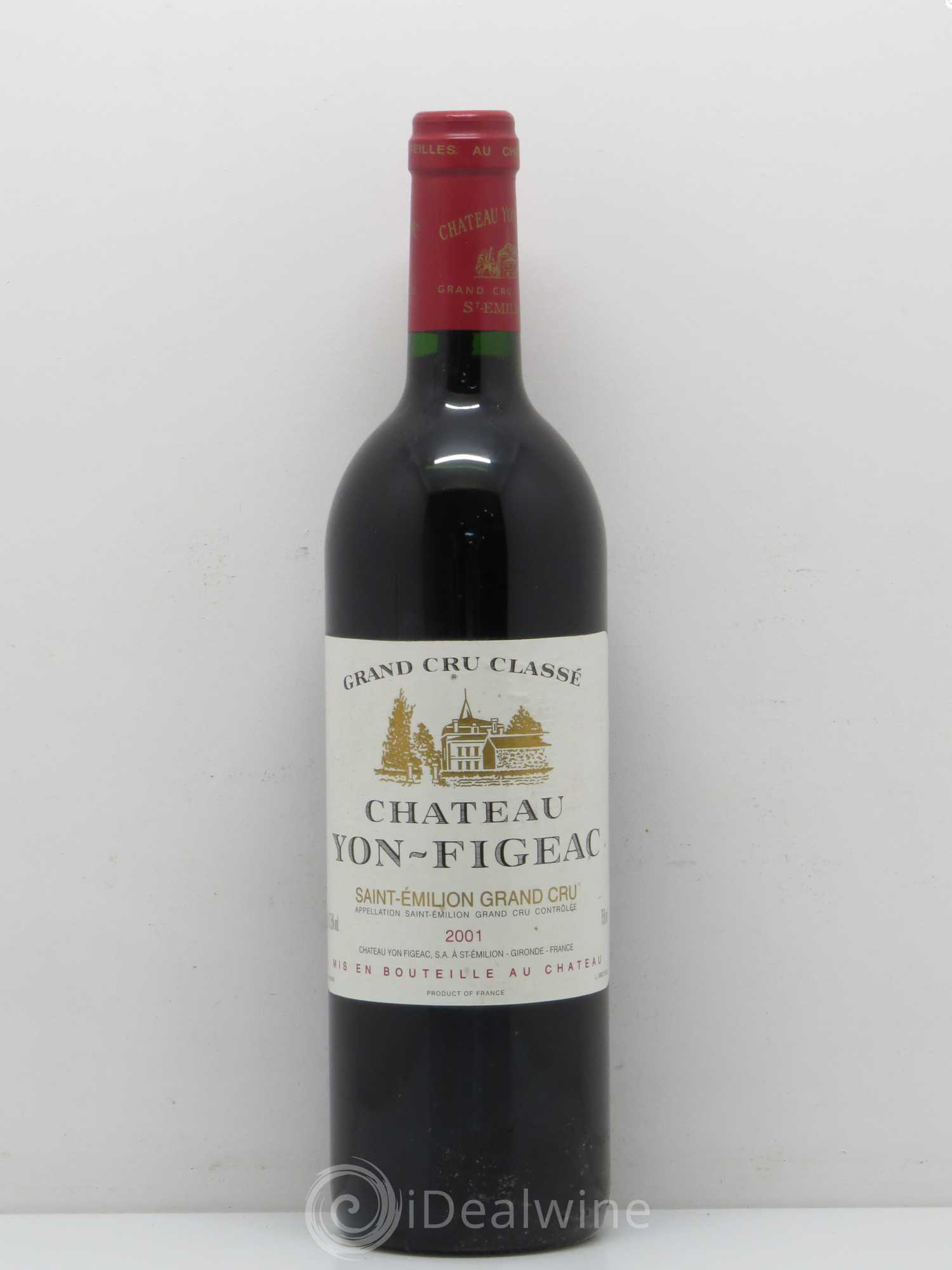 Château Yon Figeac Grand Cru Classé 2001 - Lot de 1 bouteille - 0