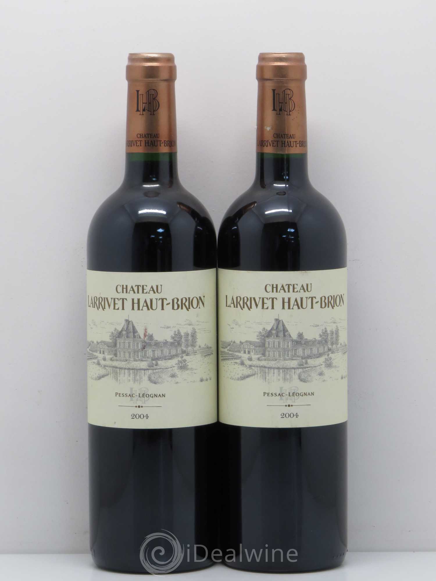 Château Larrivet Haut-Brion 2004 - Lot de 2 bouteilles - 0