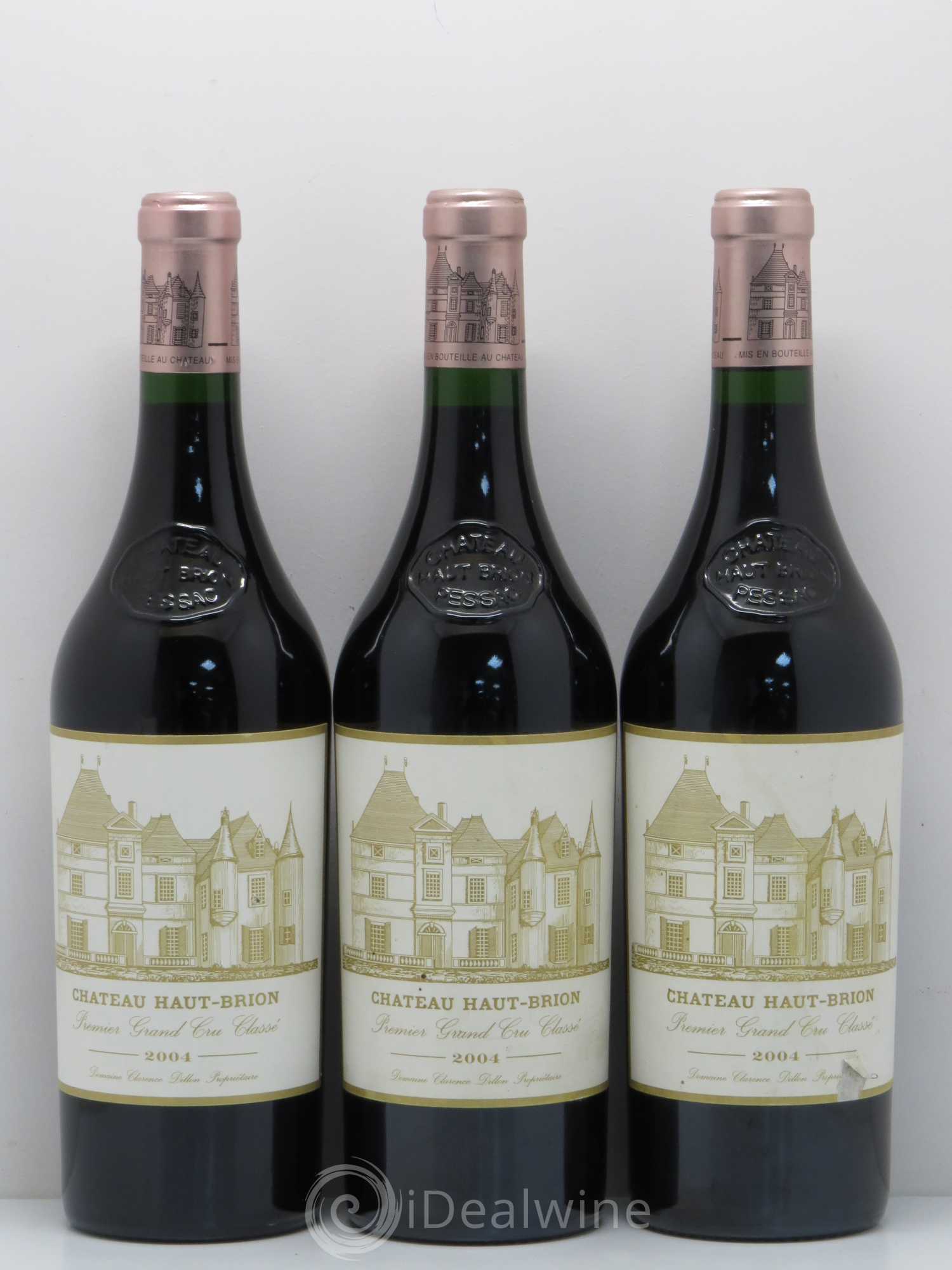 Château Haut Brion 1er Grand Cru Classé 2004 - Lot de 3 bouteilles - 0