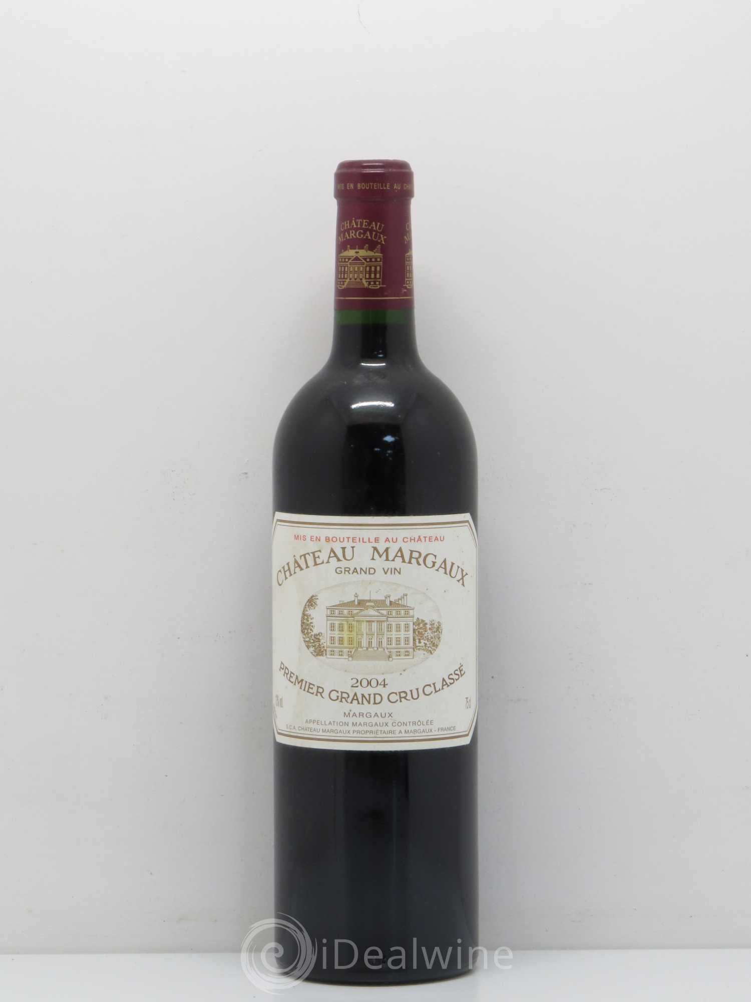Château Margaux 1er Grand Cru Classé 2004 - Lot de 1 bouteille - 0