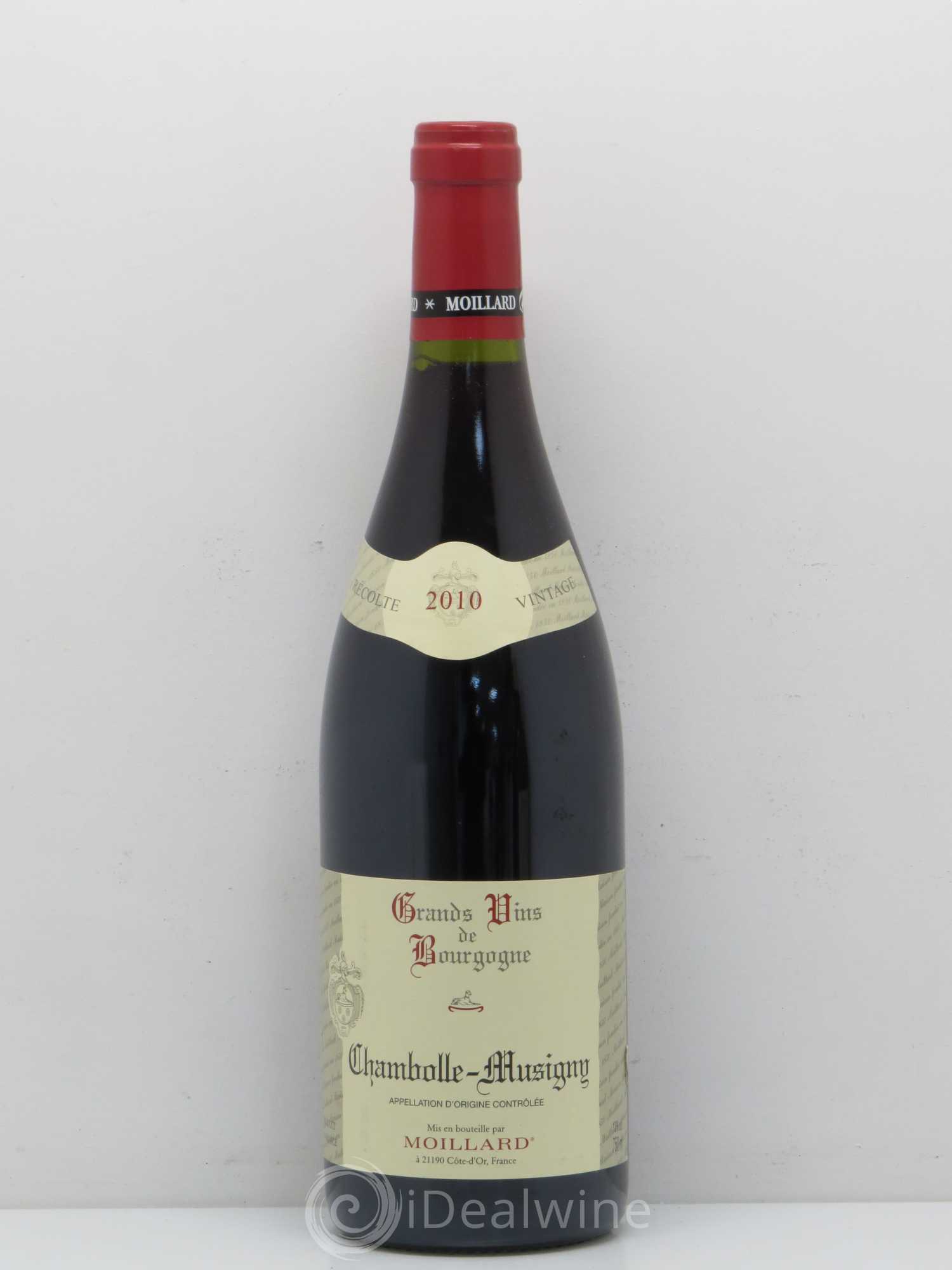 Chambolle-Musigny Moillard 2010 - Lot de 1 bouteille - 0
