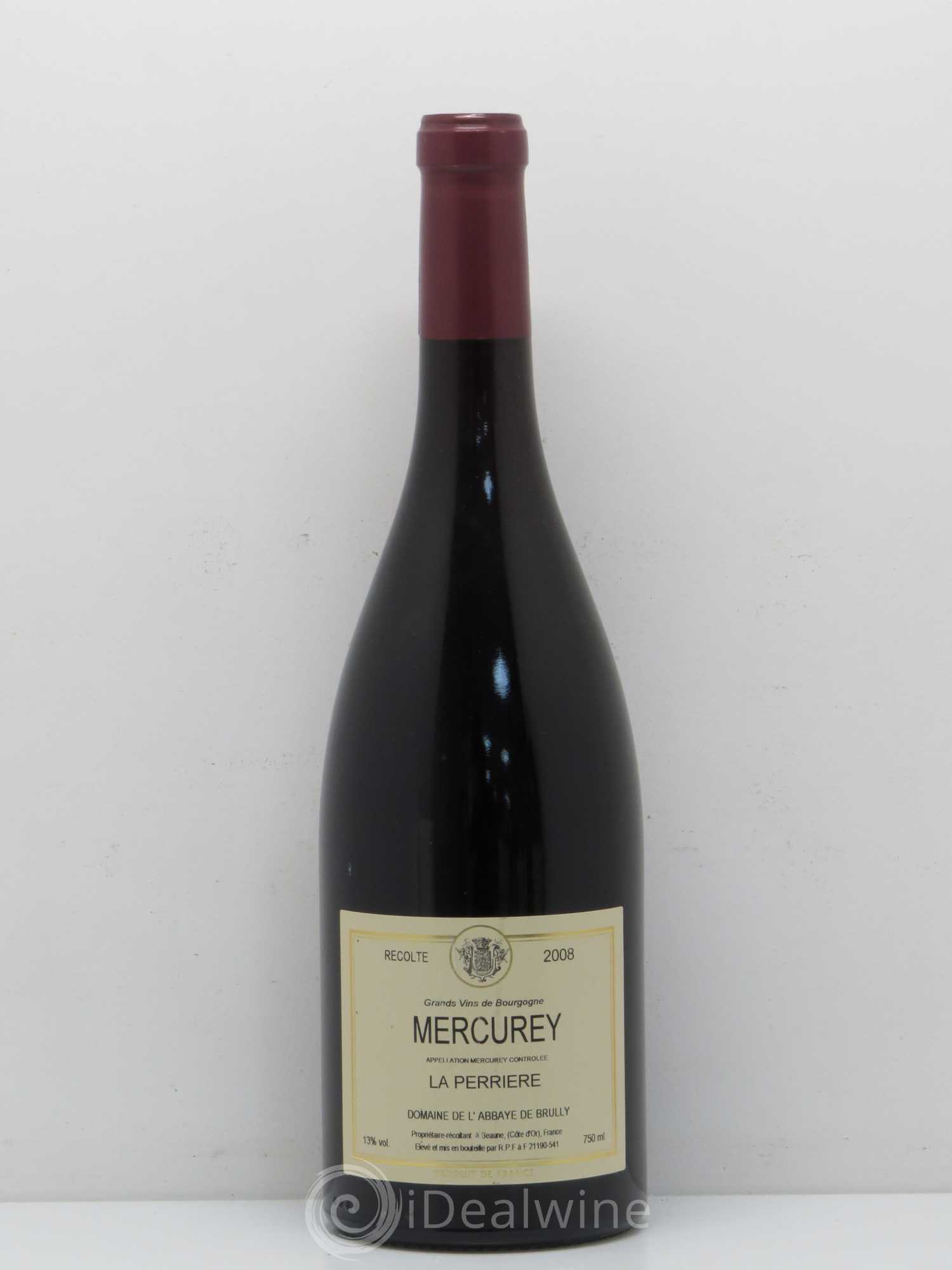 Mercurey La Perriere Abbaye De Brully 2008 - Posten von 1 Flasche - 0