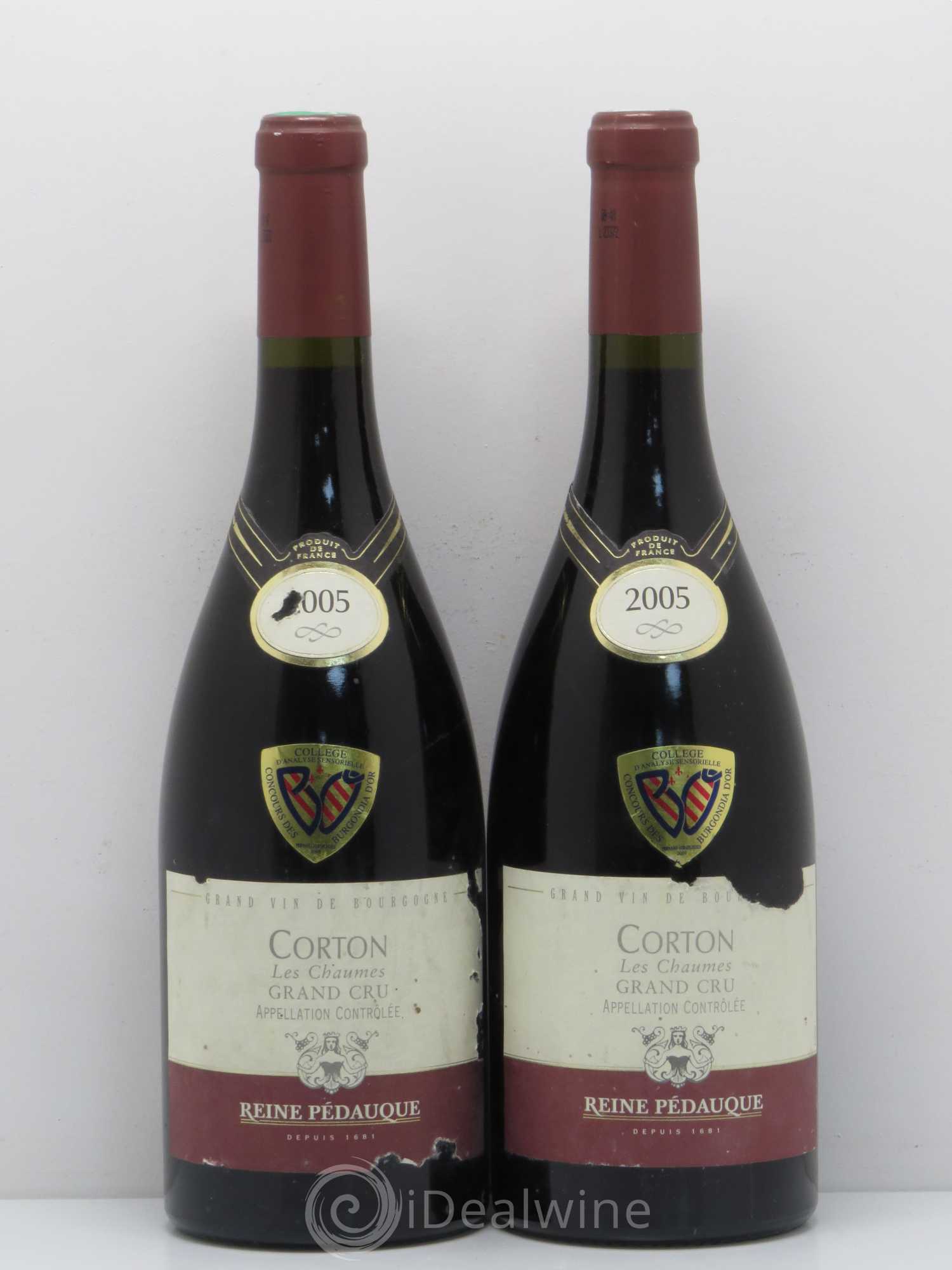Corton Grand Cru Reine Pedauque 2005 - Lot de 2 bouteilles - 0