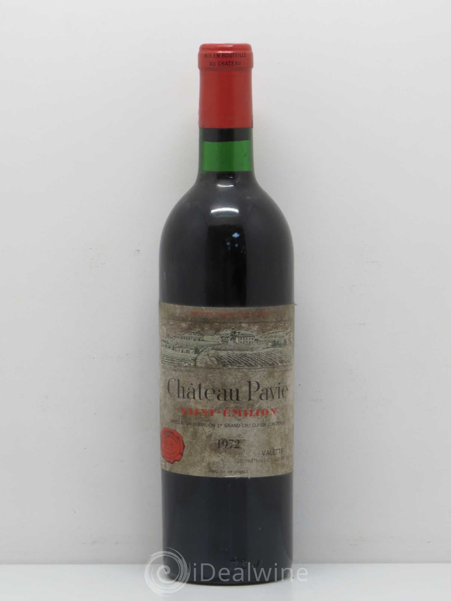 Château Pavie 1er Grand Cru Classé A 1972 - Lot de 1 bouteille - 0