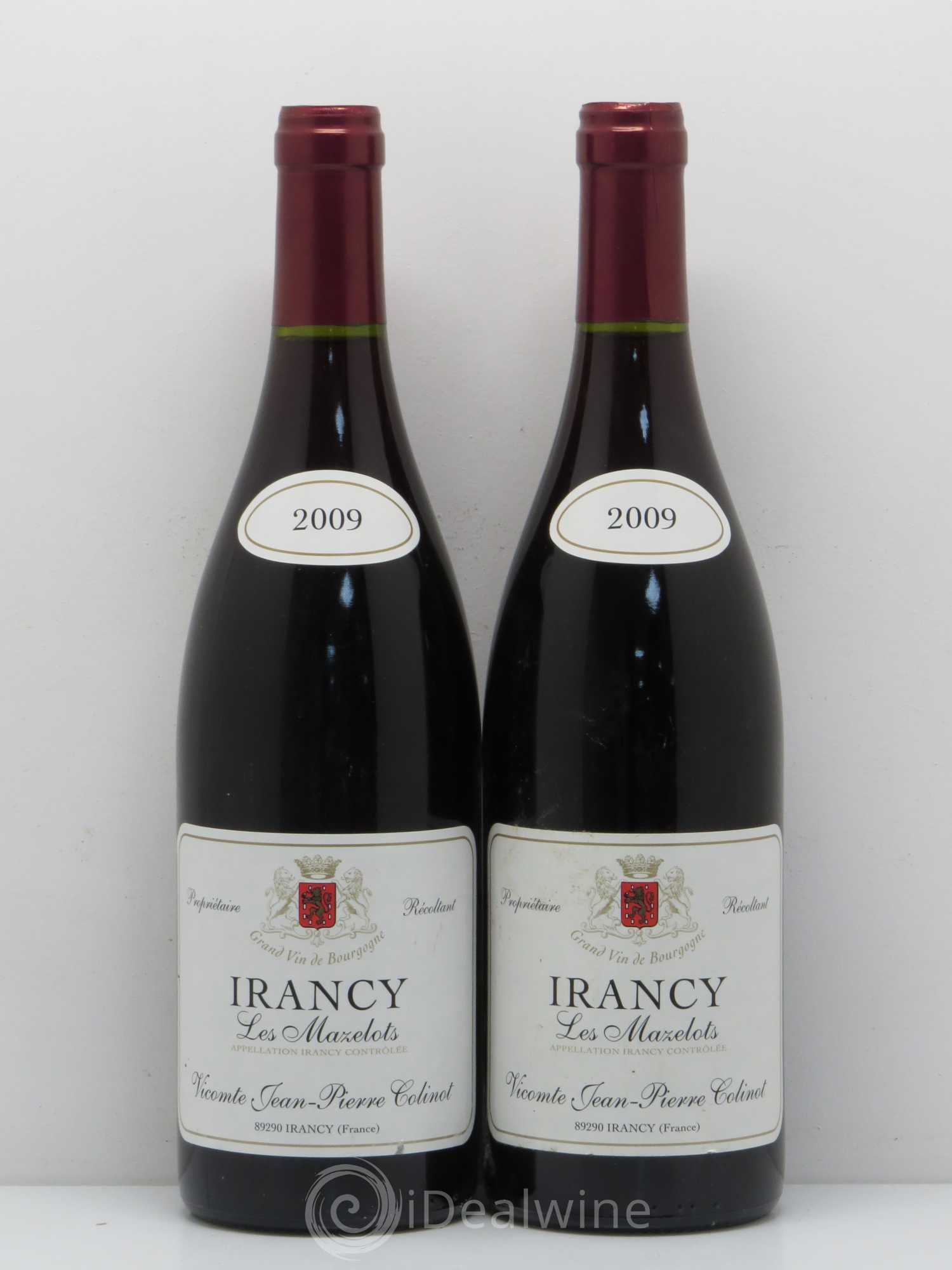 Irancy Les Mazelots Stéphanie Colinot (sans prix de réserve) 2009 - Lot de 2 bouteilles - 0