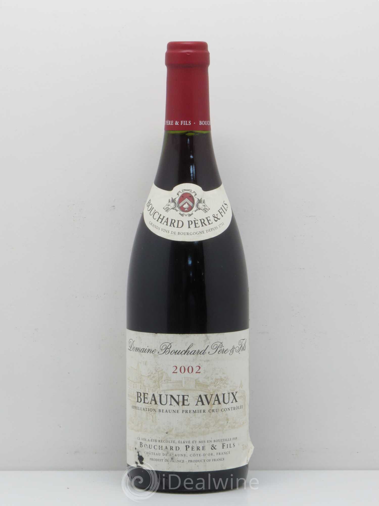 Beaune 1er Cru Avaux Bouchard 2002 - Lot de 1 bouteille - 0