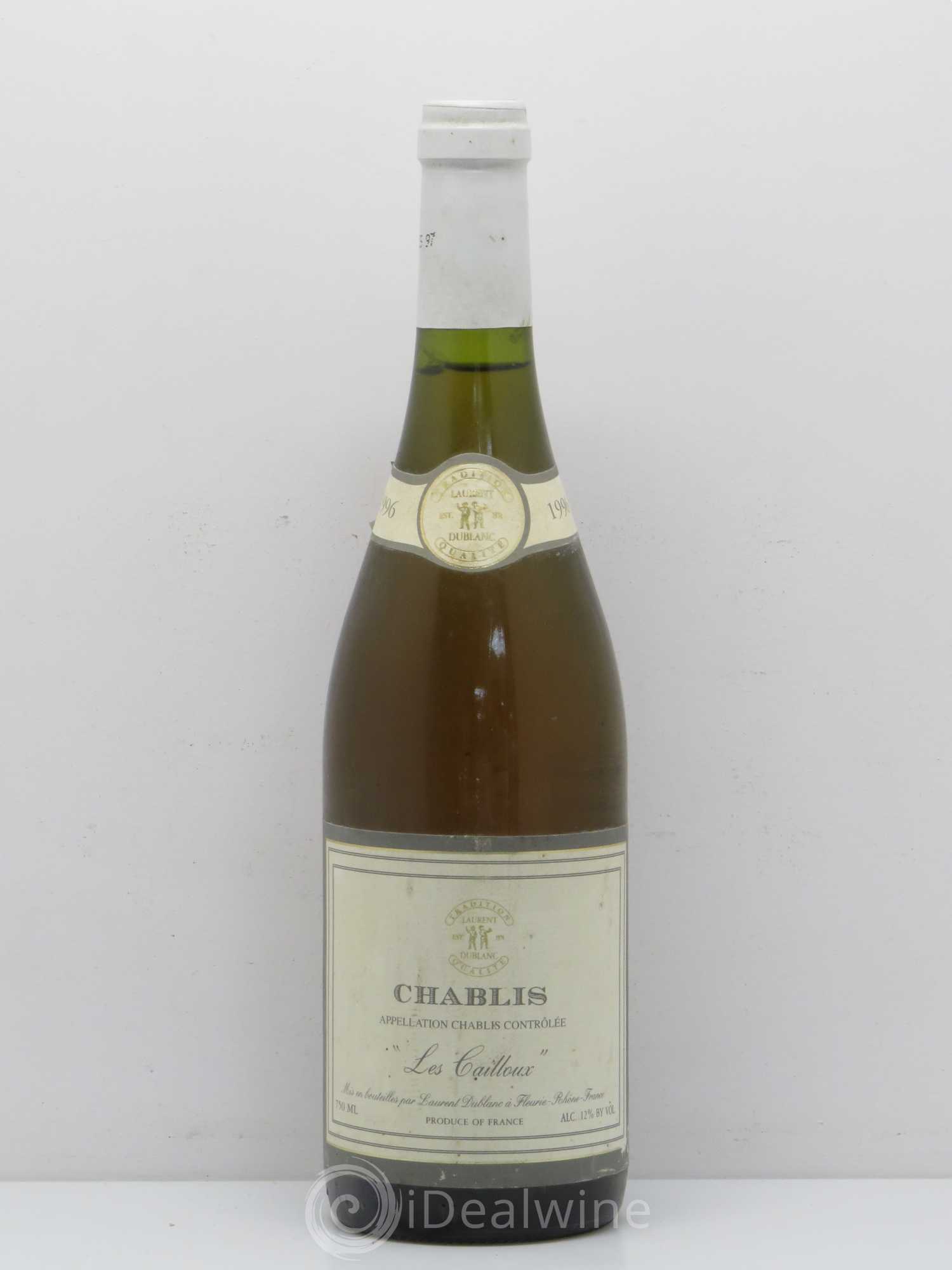 Chablis Les Cailloux L.Dublanc 1996 - Posten von 1 Flasche - 0