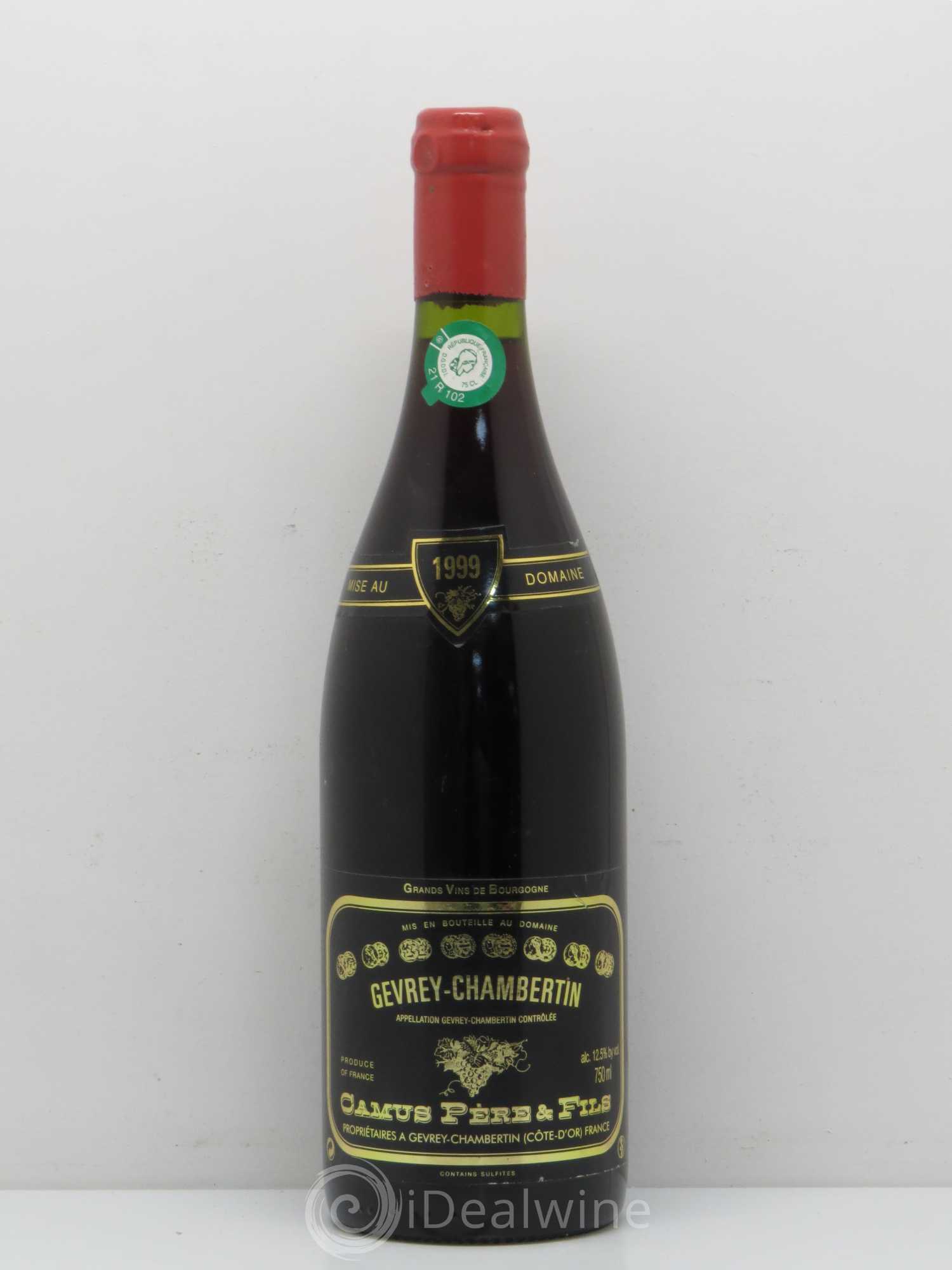 Gevrey-Chambertin Camus 1999 - Lot de 1 bouteille - 0