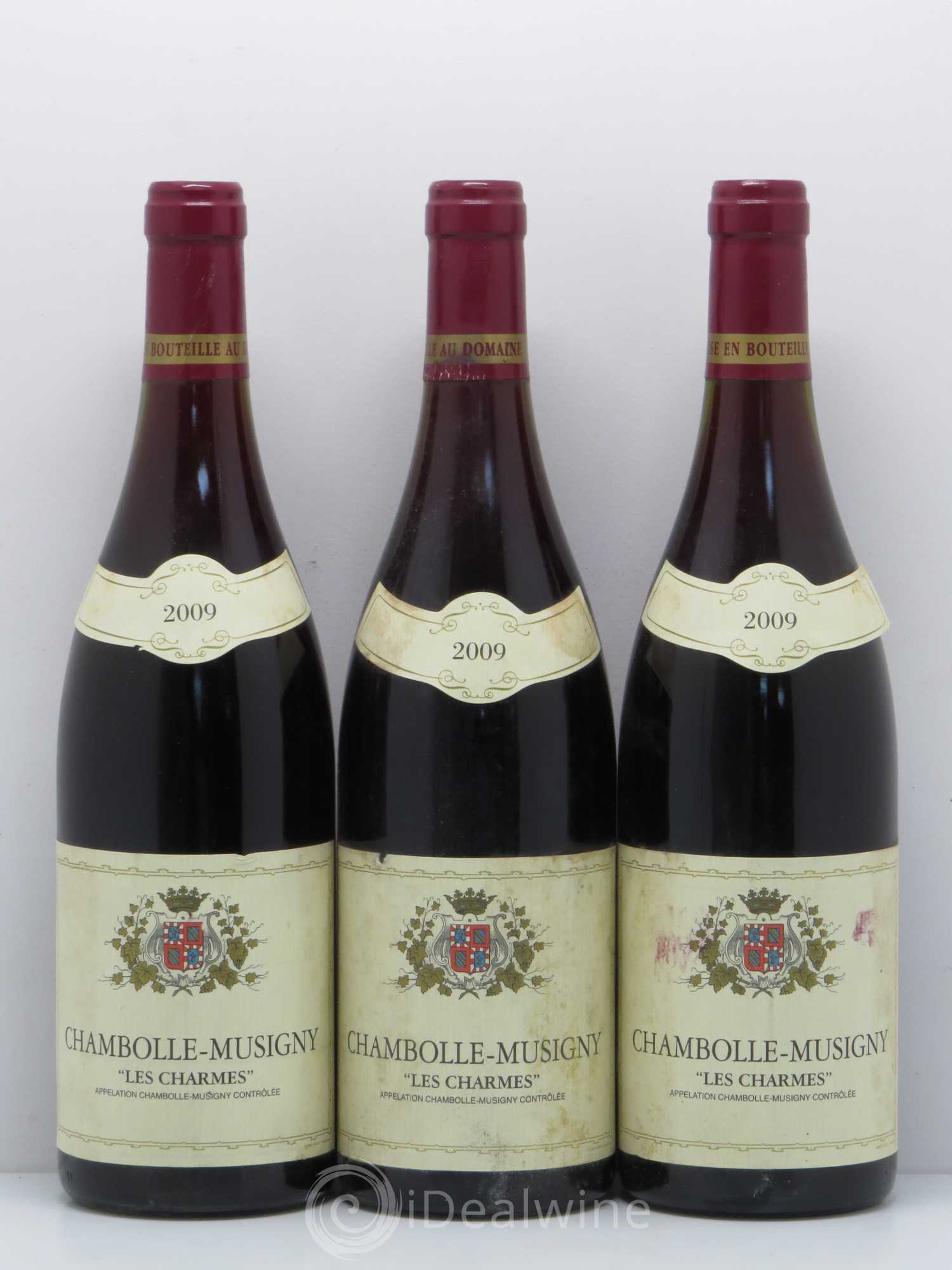 Chambolle-Musigny 1er Cru Les Charmes 2009 - Lot de 3 bouteilles - 0