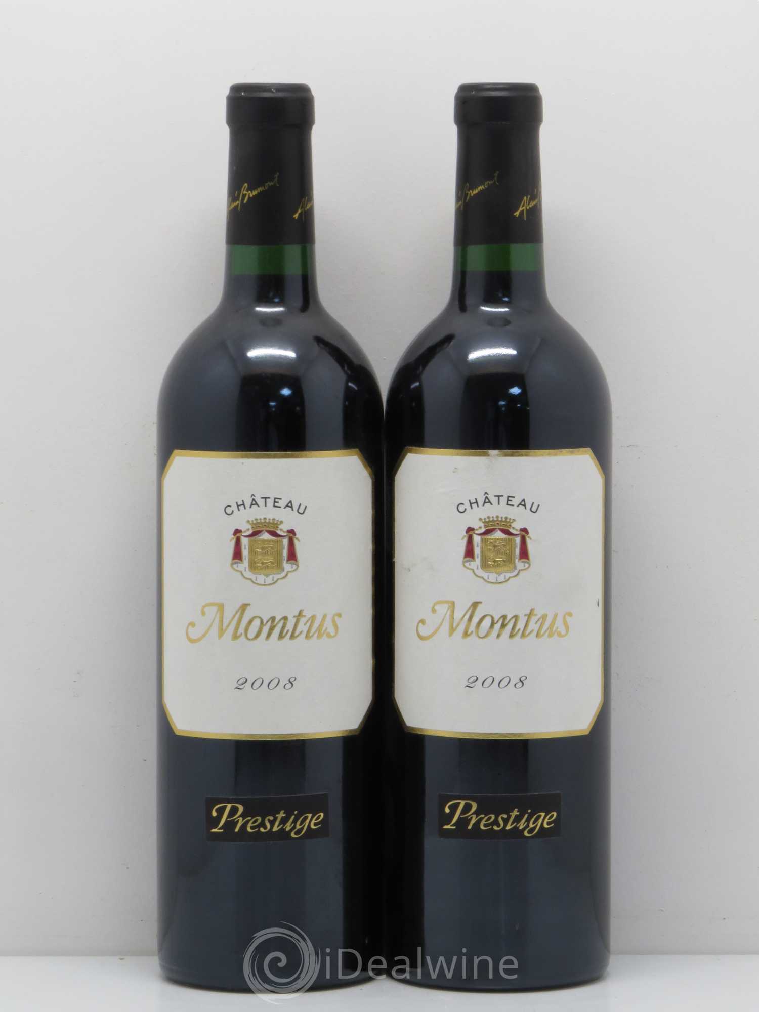 Madiran Château Montus-Prestige Alain Brumont 2008 - Lot de 2 bouteilles - 0