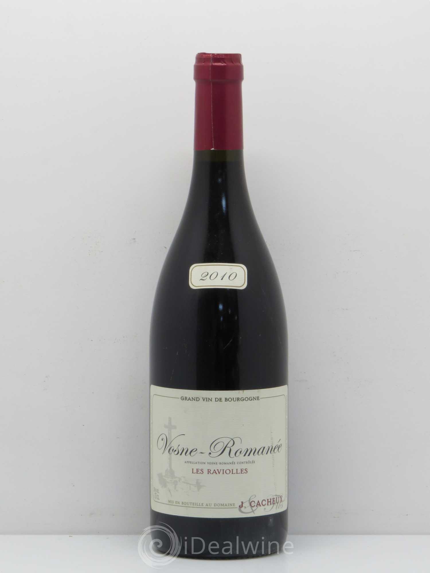 Vosne-Romanée Les Ravioles - Cacheux 2010 - Lot de 1 bouteille - 0