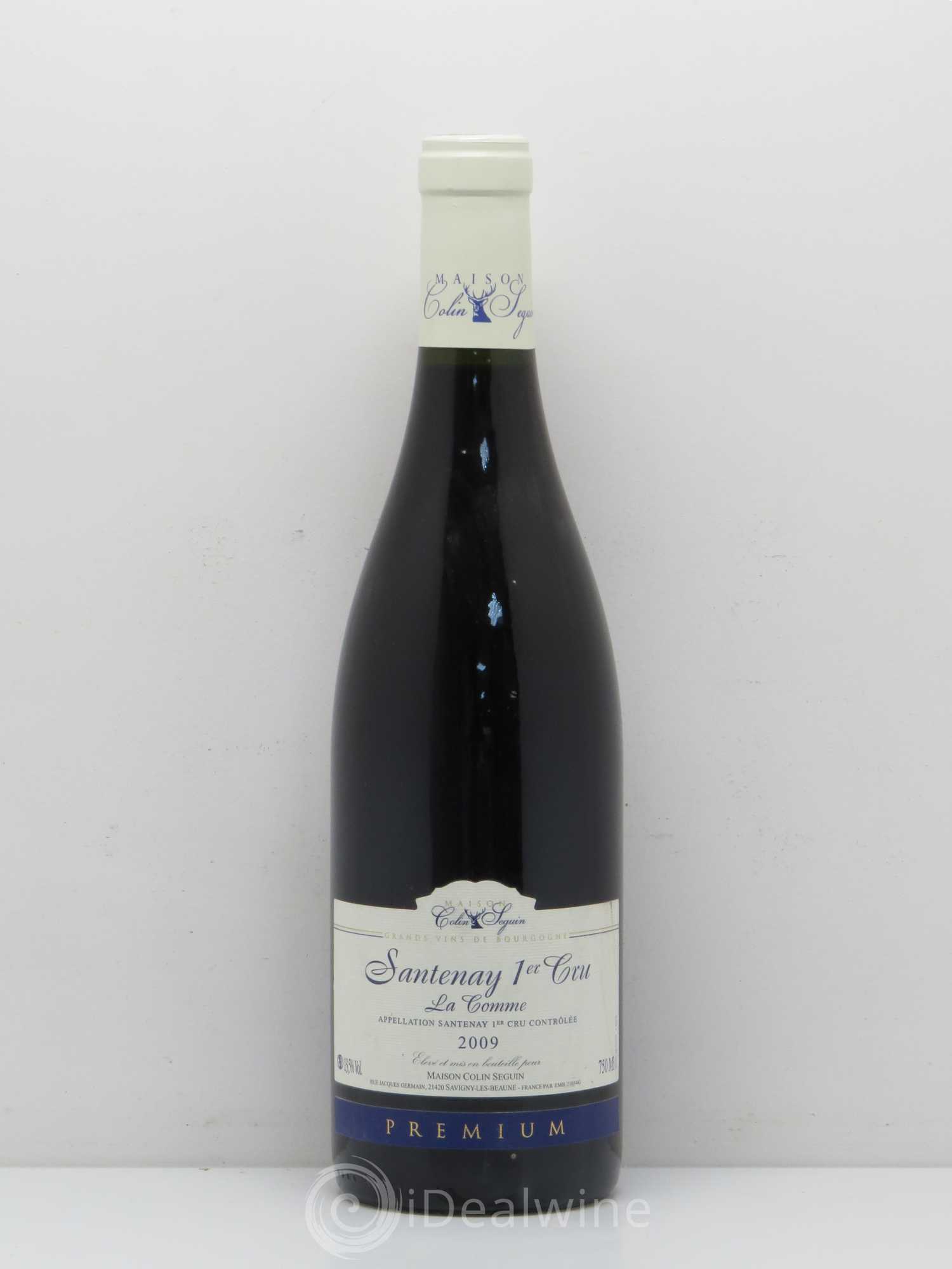 Santenay 1er Cru La Comme Colin Seguin 2009 - Posten von 1 Flasche - 0